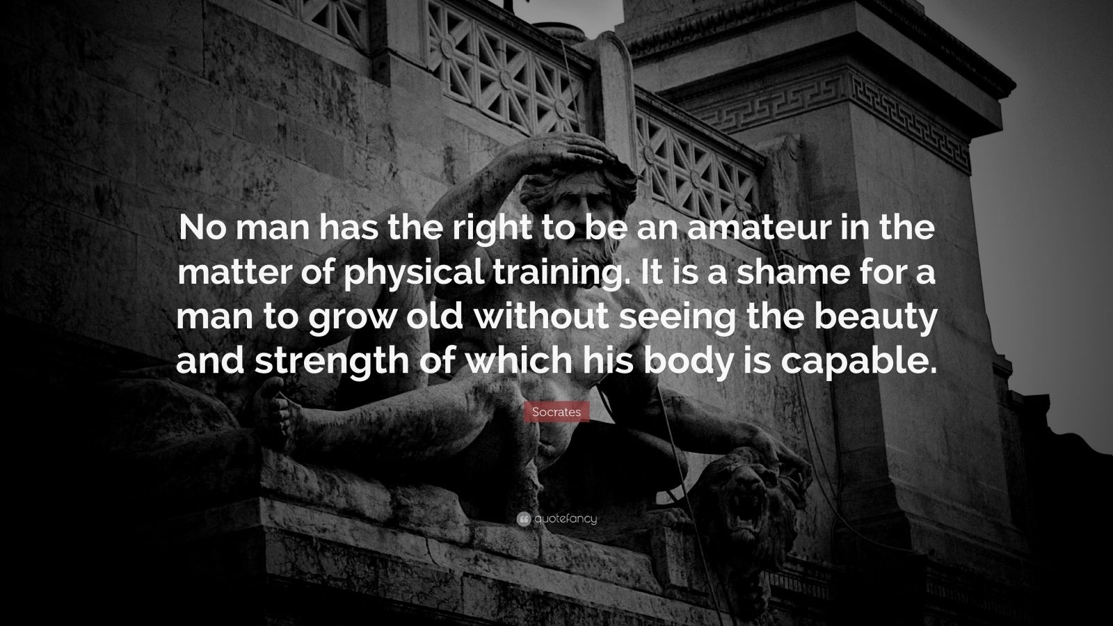 Socrates Quote No Man Has The Right To Be An Amateur In The Matter Of