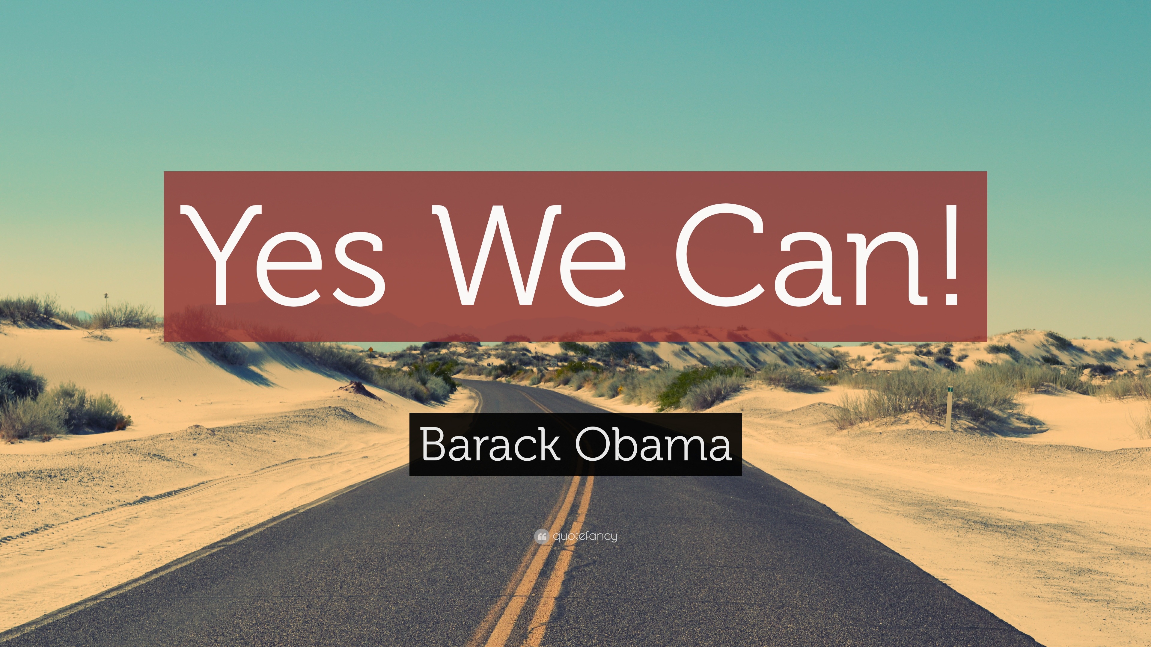 Brack obama yes we can