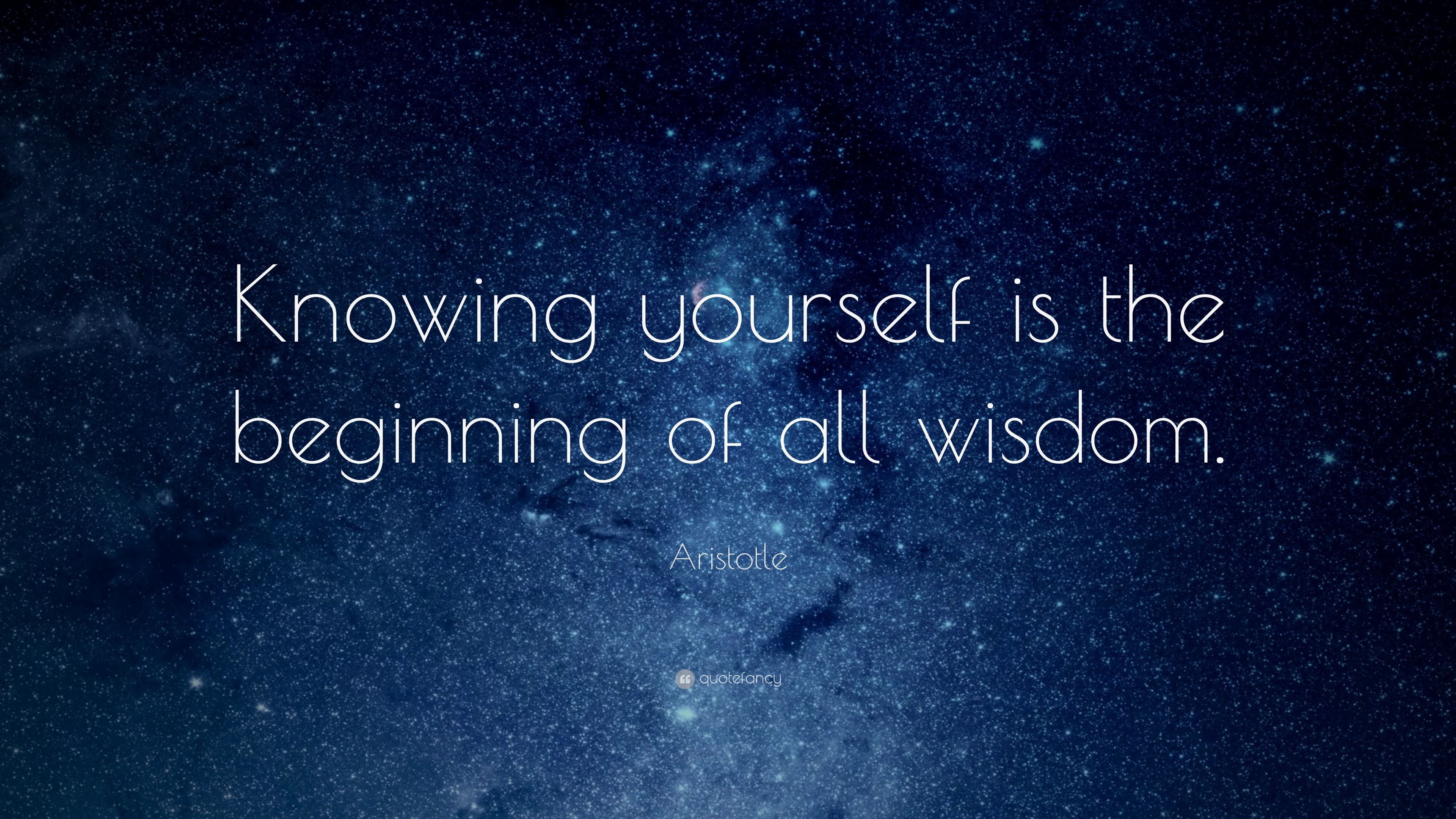 Aristotle Quote Knowing Yourself Is The Beginning Of All Wisdom 12 