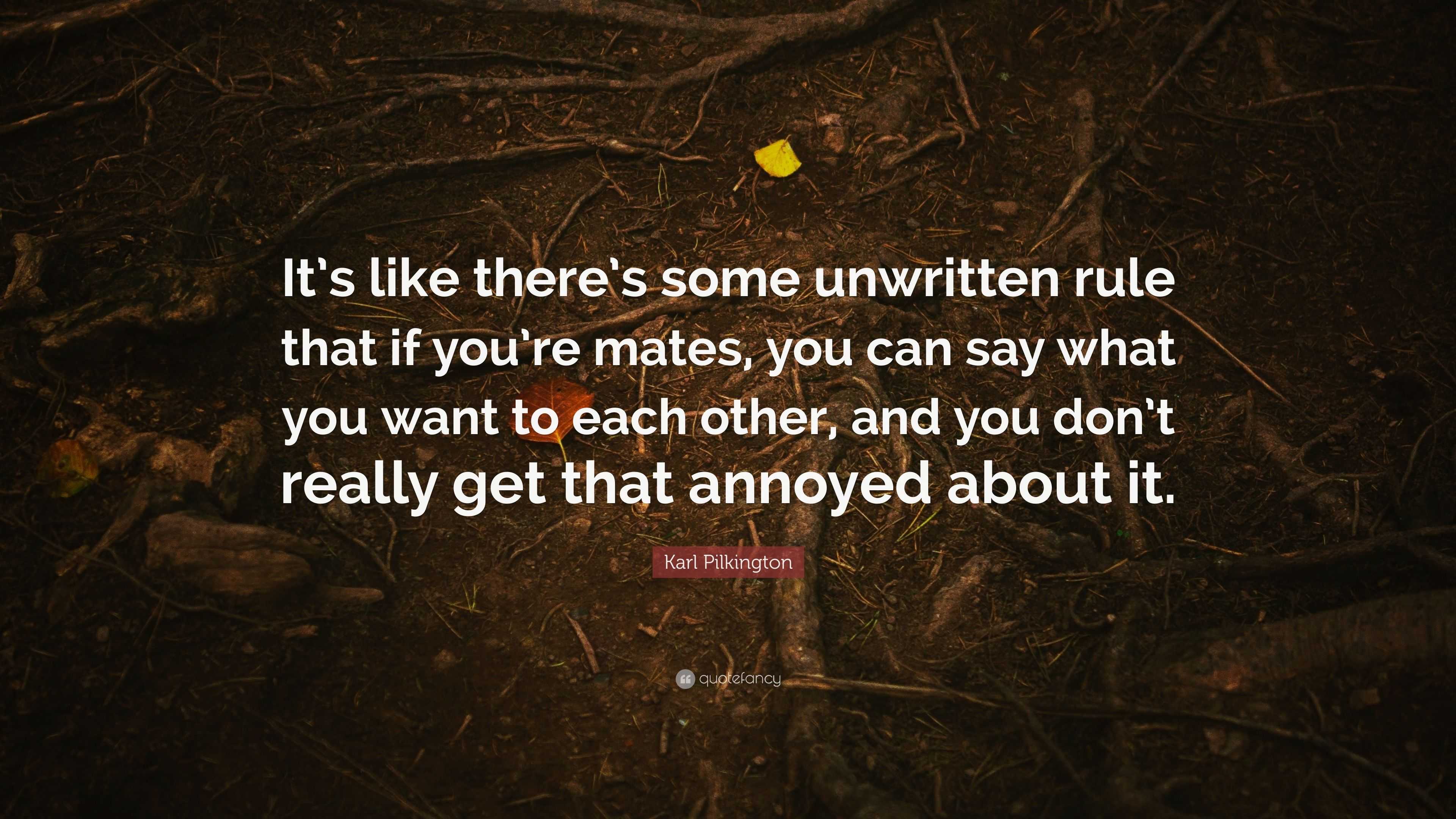 Karl Pilkington Quote Its Like Theres Some Unwritten Rule That If