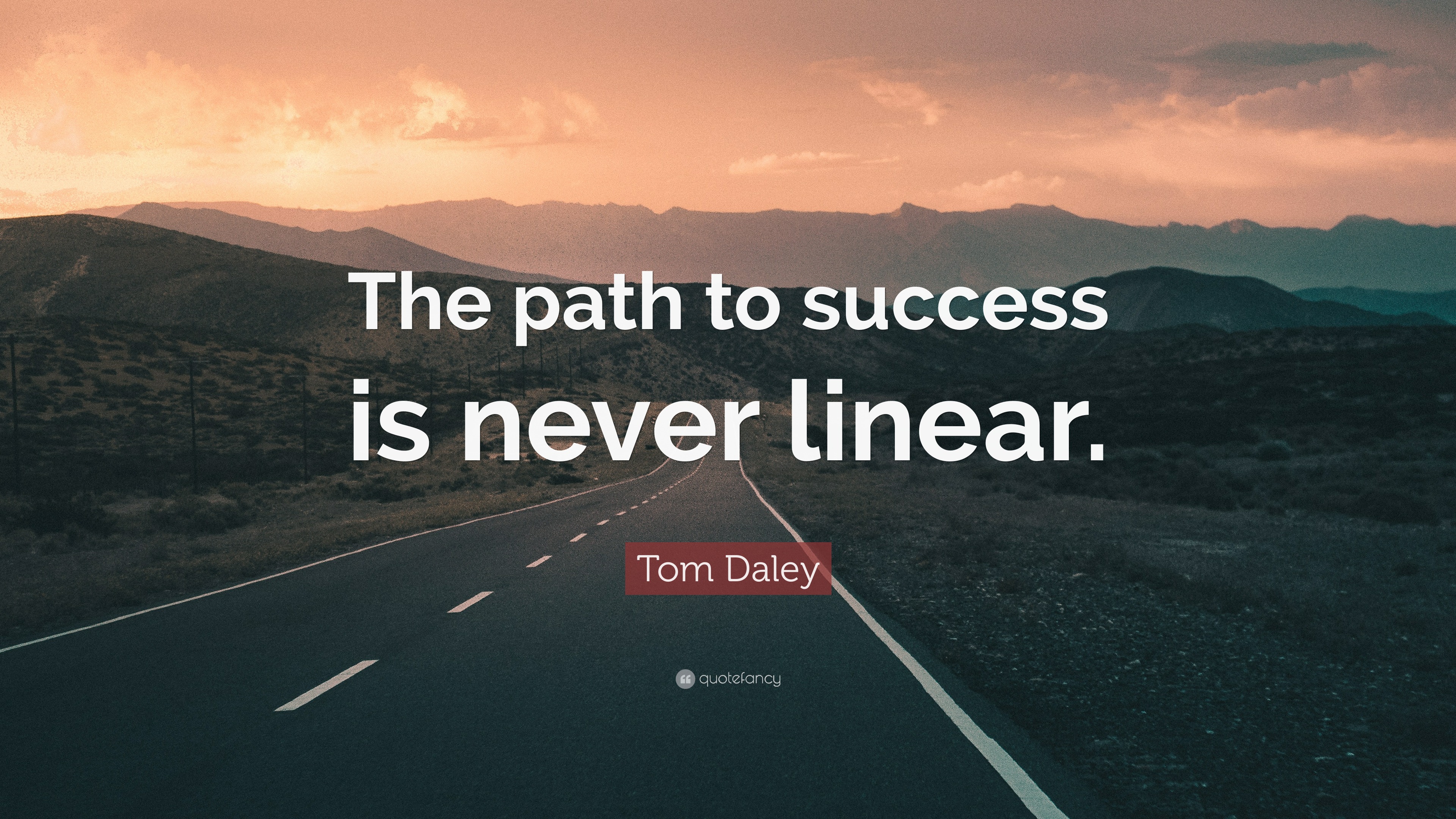 Tom Daley Quote The Path To Success Is Never Linear