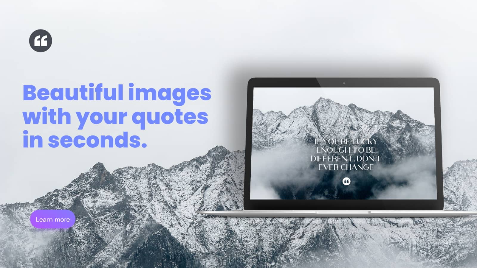 QuoteFancy Studio Advertisement