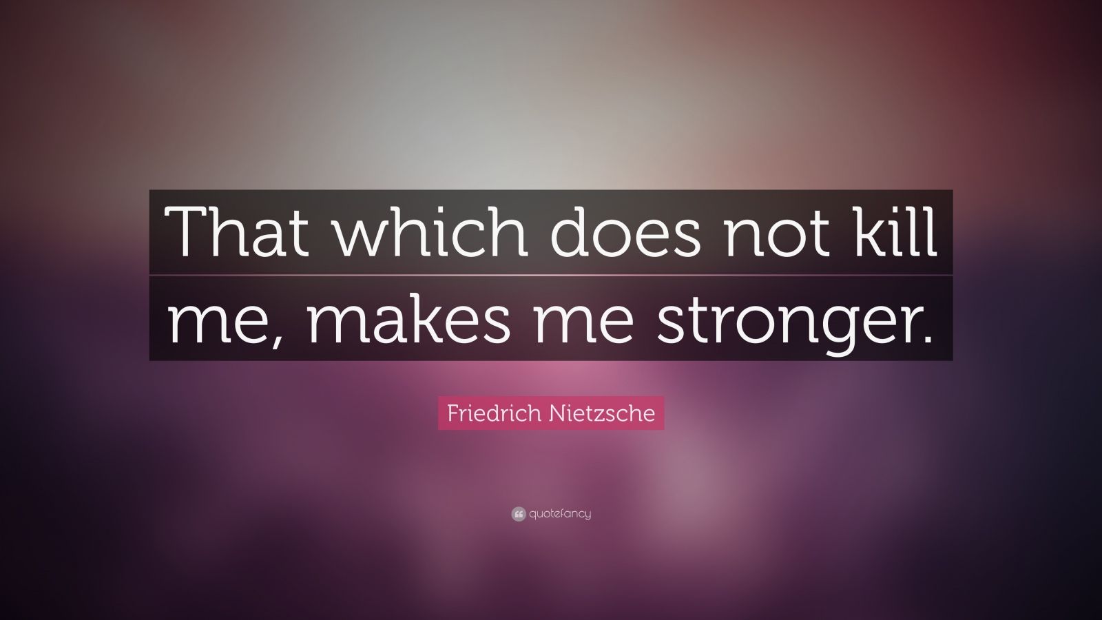 Friedrich Nietzsche Quote: “That Which Does Not Kill Me, Makes Me ...