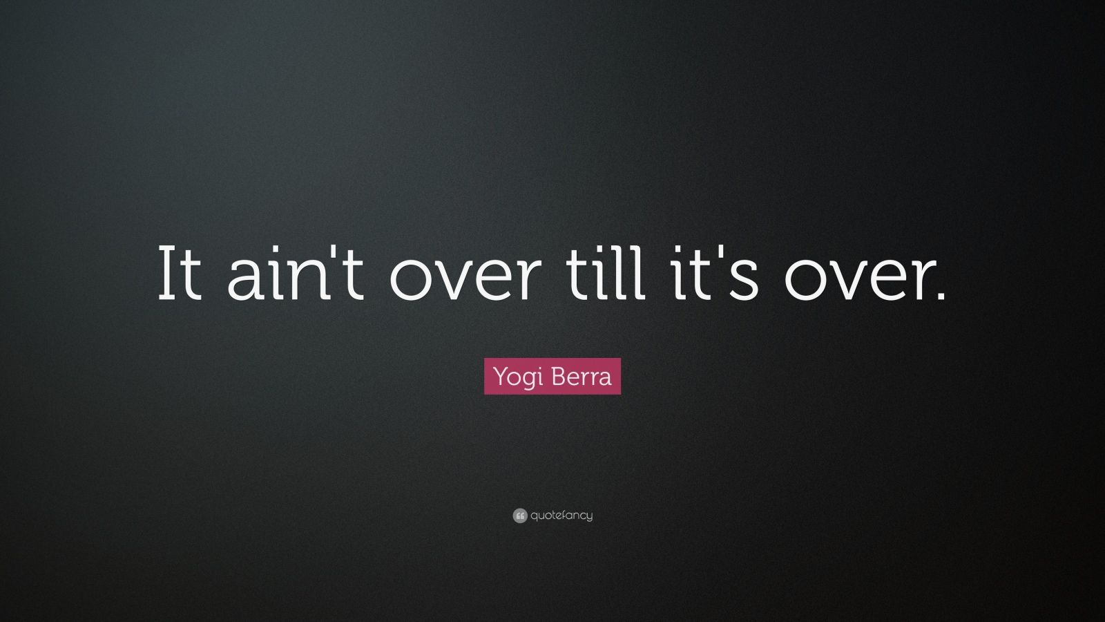 It aint over till it's over Baseball quote tshirt Yogi Berra