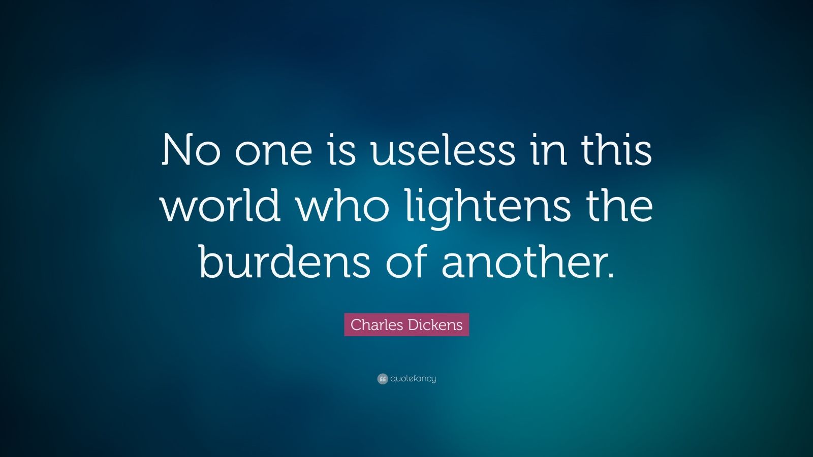 Charles Dickens Quote: 