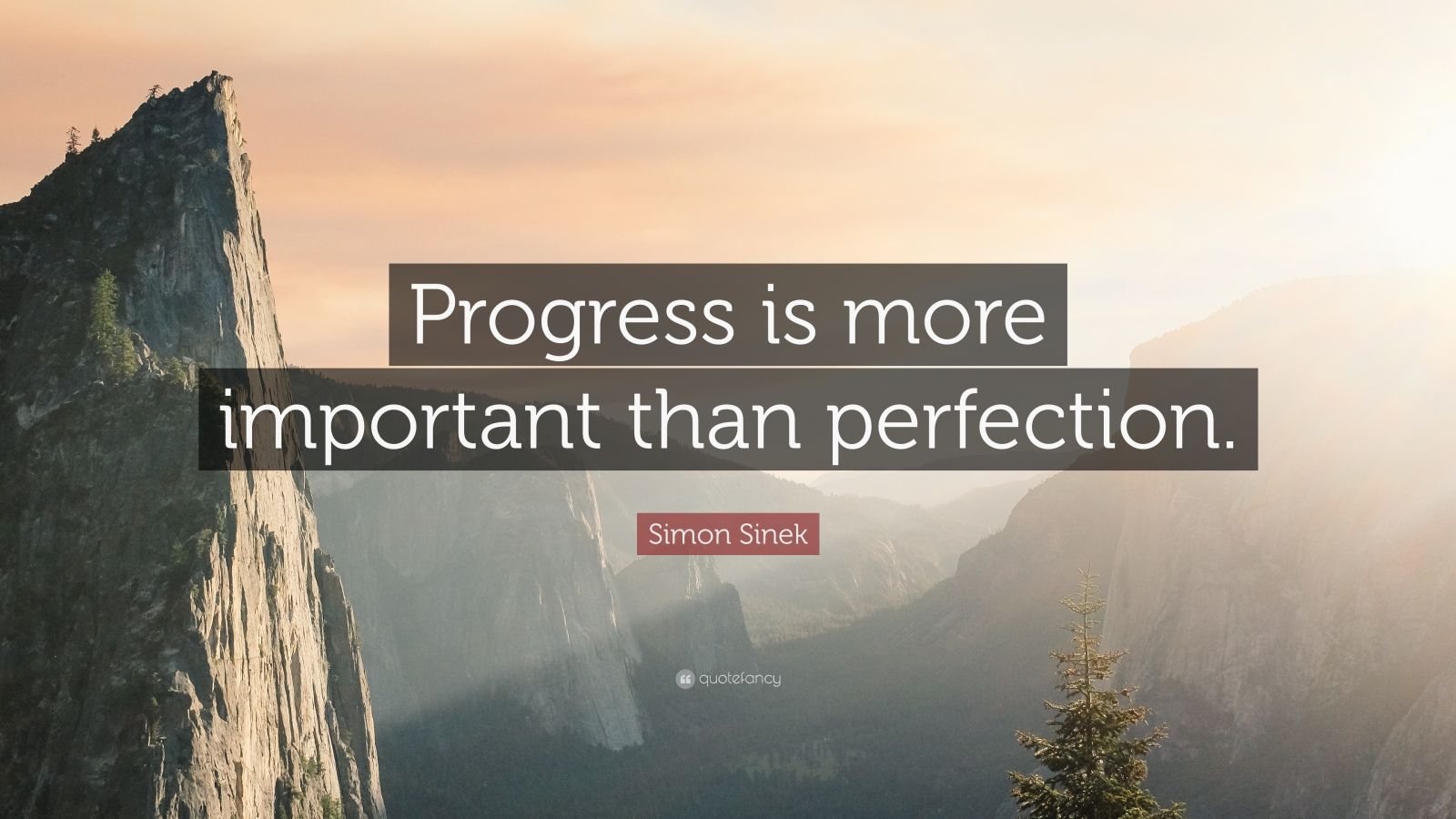 Simon Sinek Quote: “Progress is more important than perfection.” (13 ...