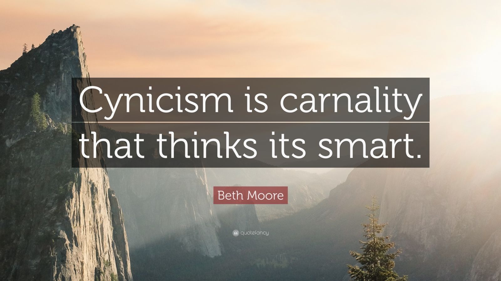 Beth Moore Quote “cynicism Is Carnality That Thinks Its Smart” 12 Wallpapers Quotefancy 4204