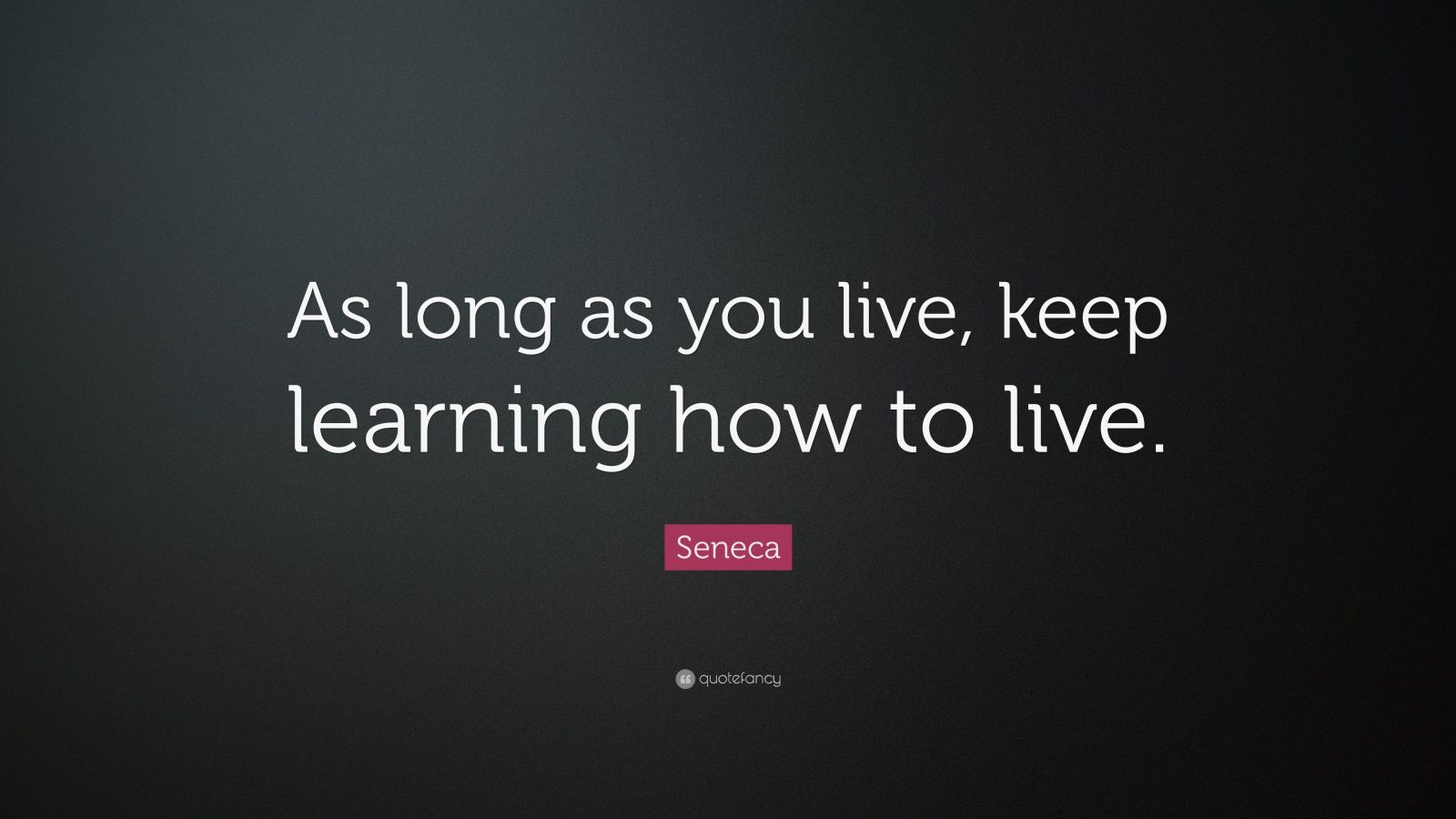 Seneca Quote: “As long as you live, keep learning how to live.” (20 ...