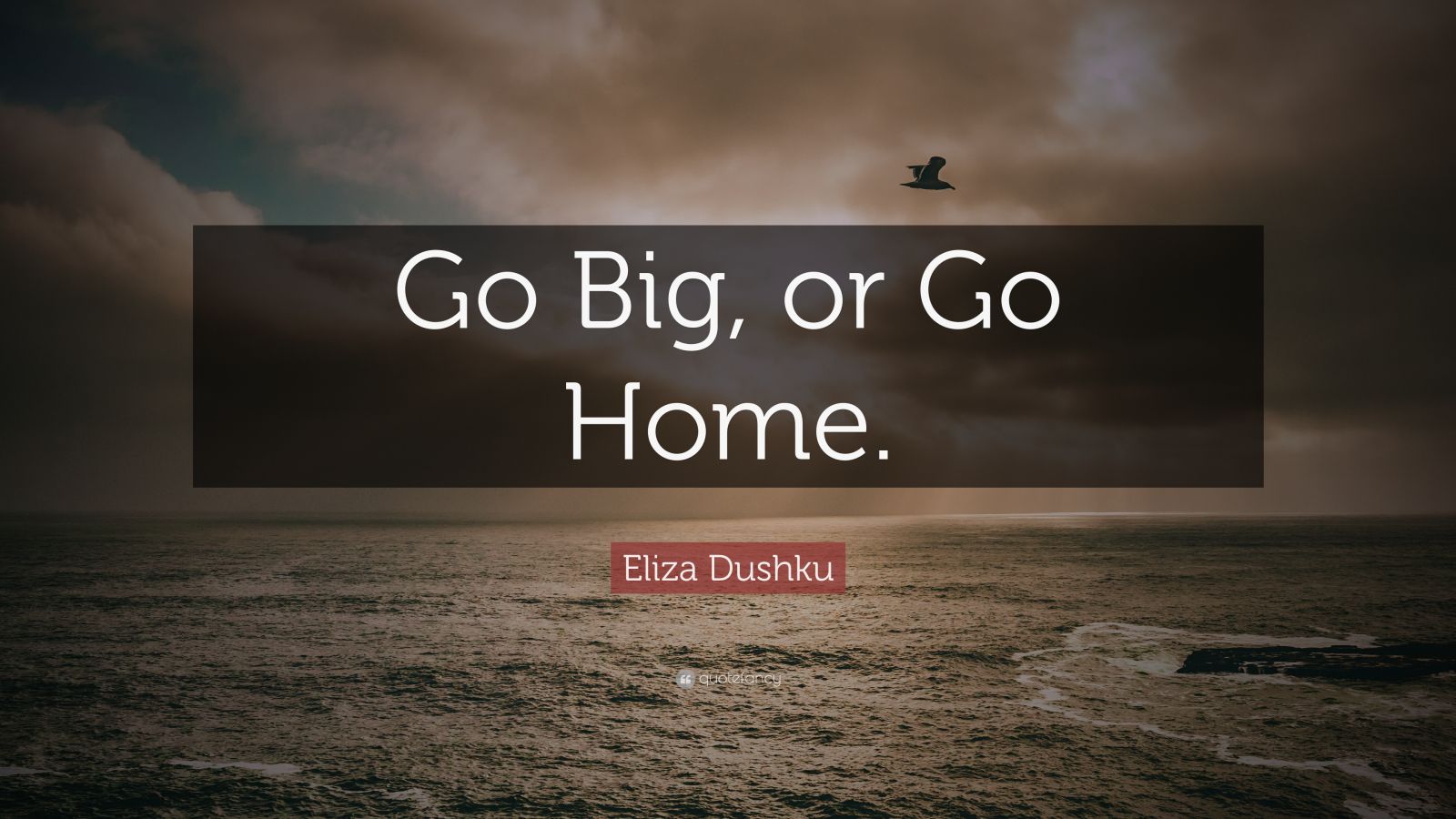 Go Big Or Go Home Origin Eliza Dushku Quote: “Go Big, or Go Home.” (22 wallpapers) - Quotefancy