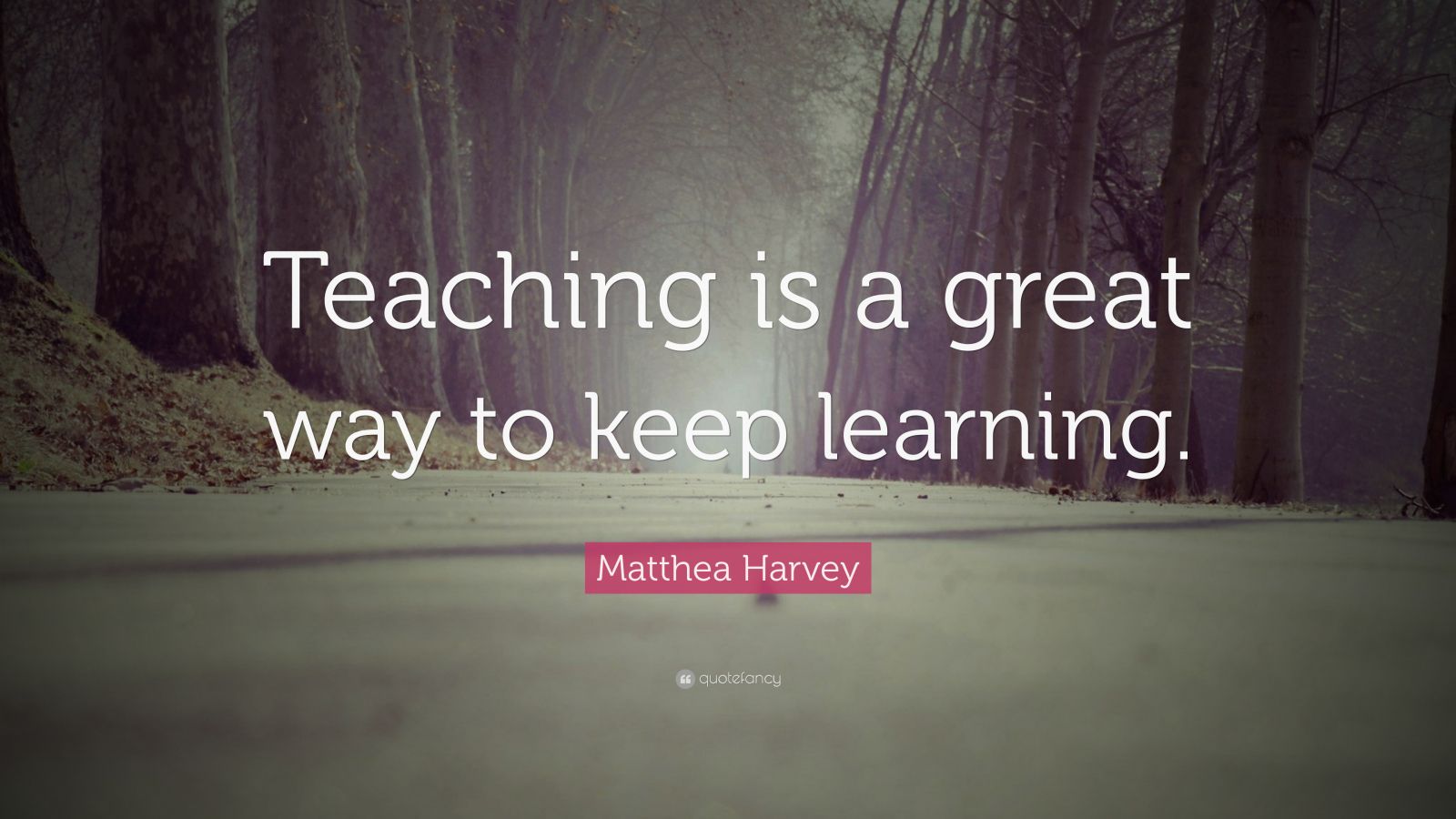 Matthea Harvey Quote: “Teaching is a great way to keep learning.” (12 ...