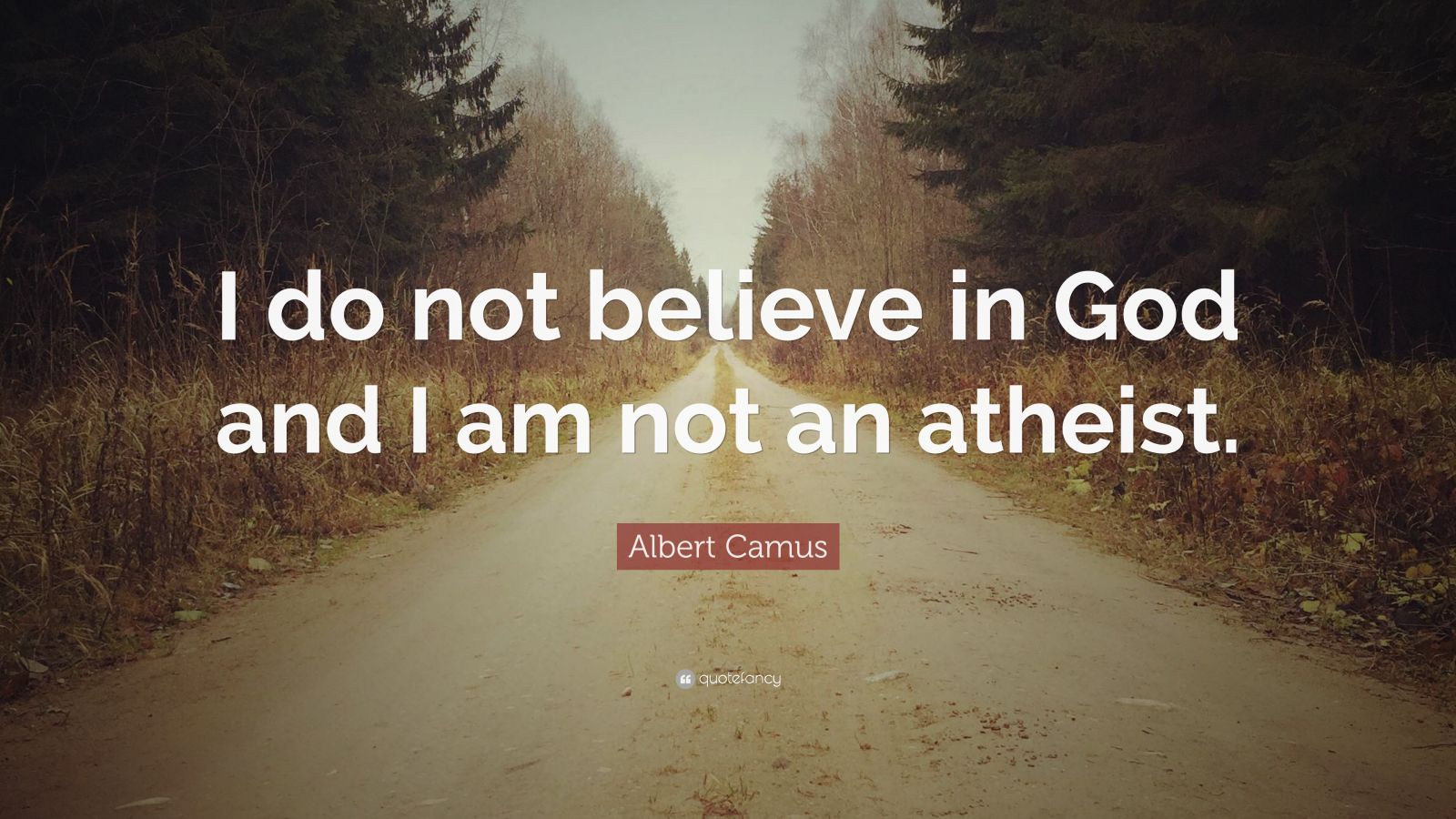 Albert Camus Quote: “I do not believe in God and I am not an atheist ...