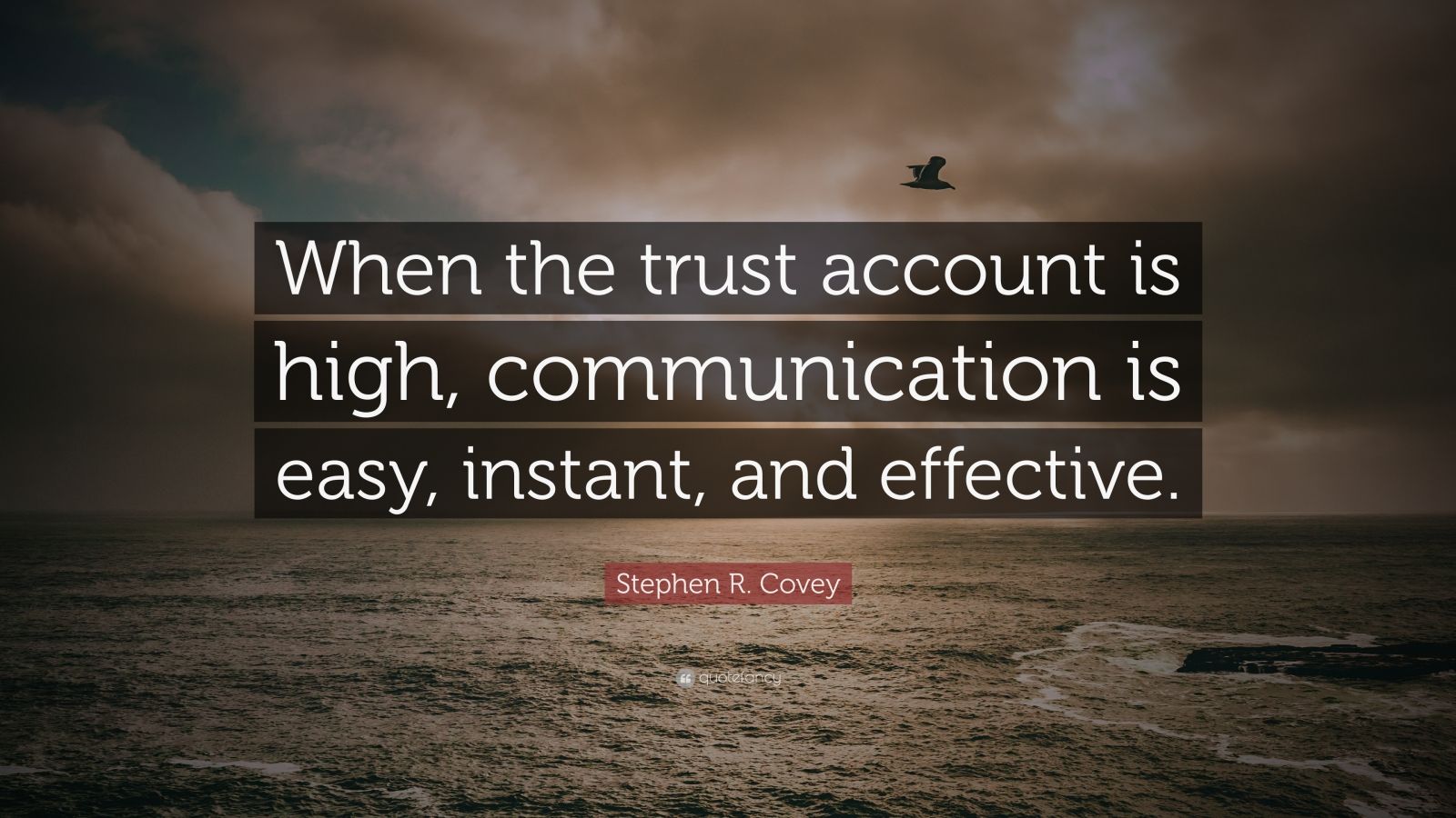 stephen covey quotes on trust