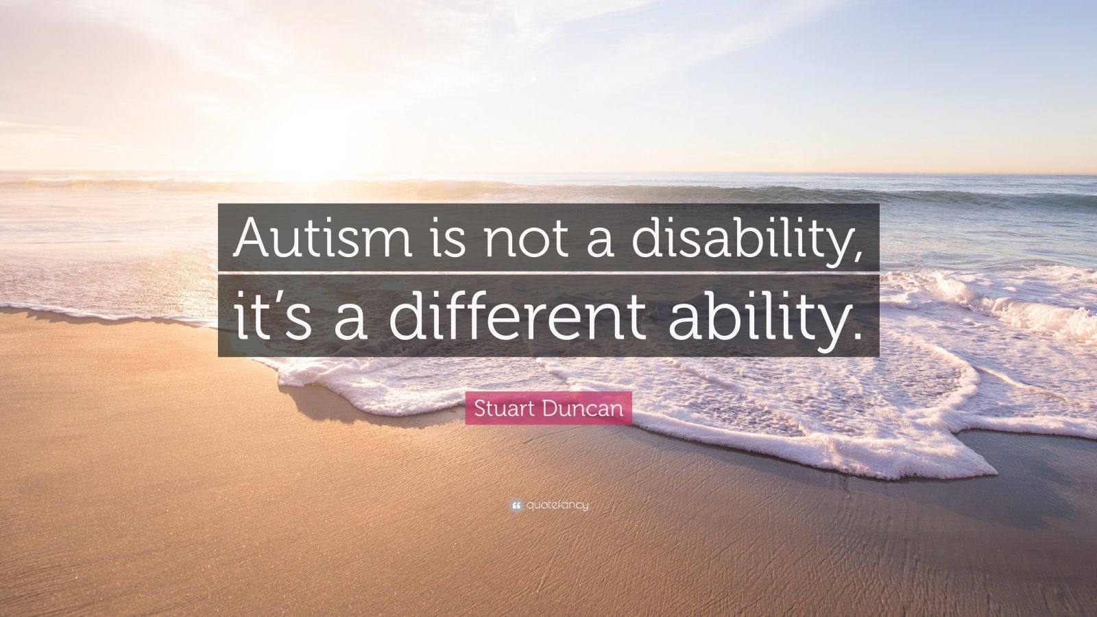 autism it's not a disability it's a different ability