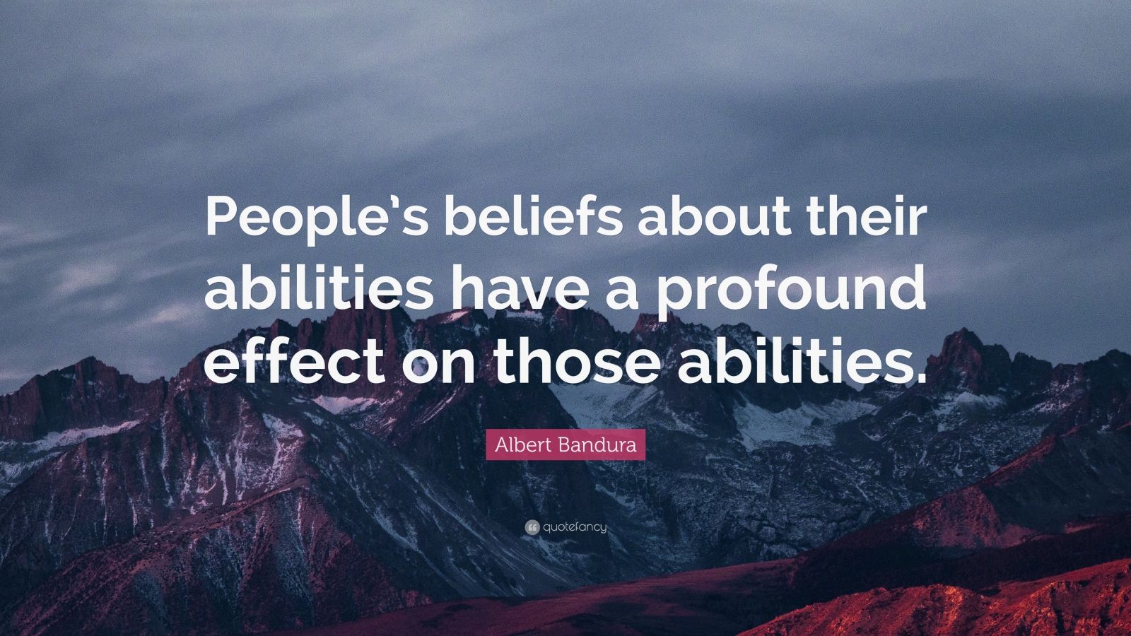 albert bandura beliefs