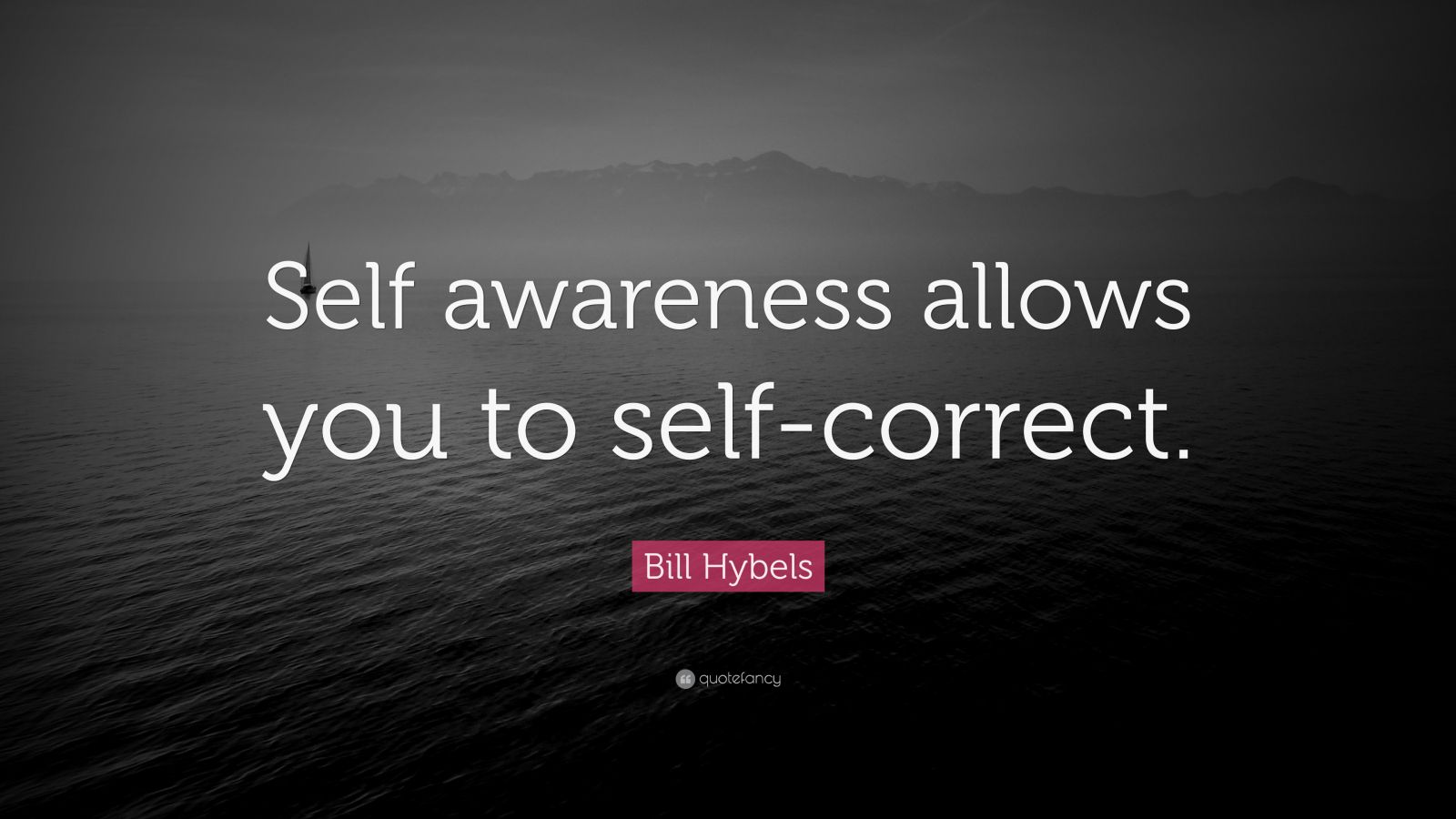 Bill Hybels Quote: “Self awareness allows you to self-correct.” (9 ...