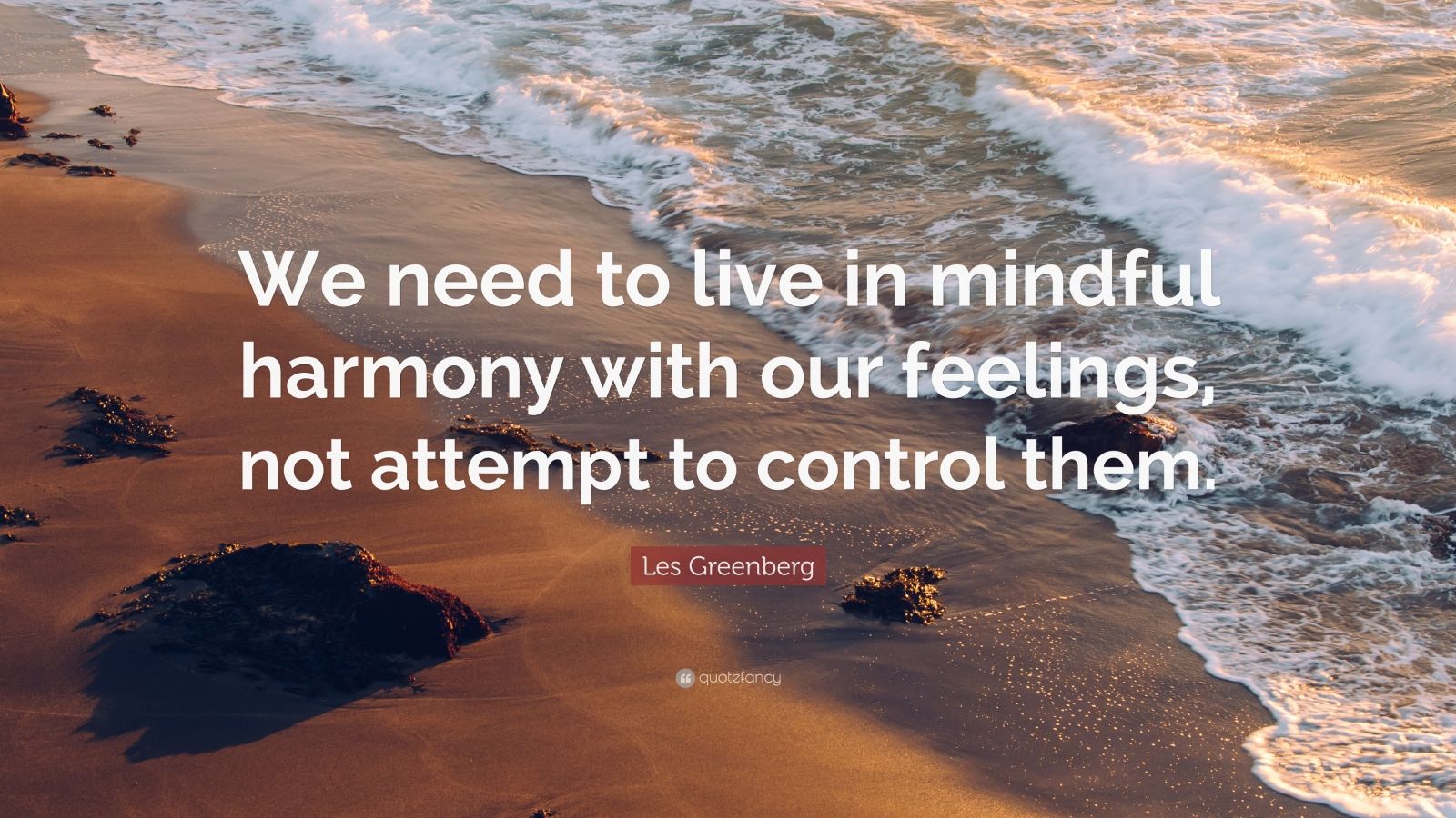 Les Greenberg Quote: “We need to live in mindful harmony with our ...