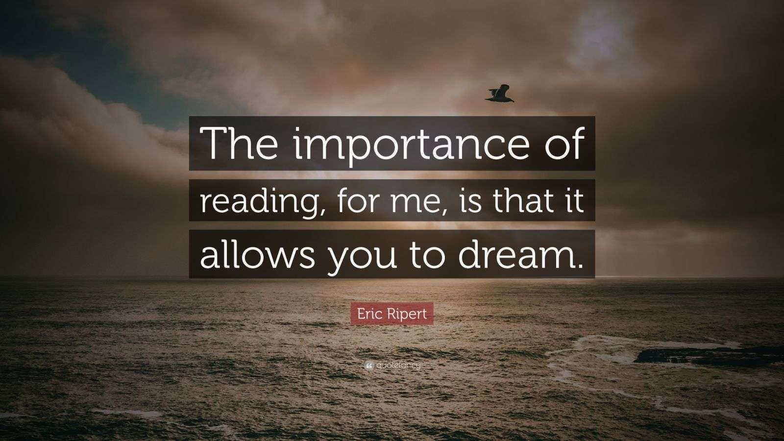 Eric Ripert Quote “The importance of reading, for me, is that it