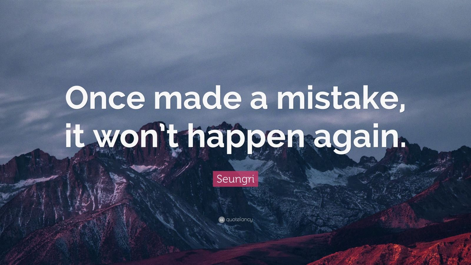 Seungri Quote: “once Made A Mistake, It Won’t Happen Again.” (10 