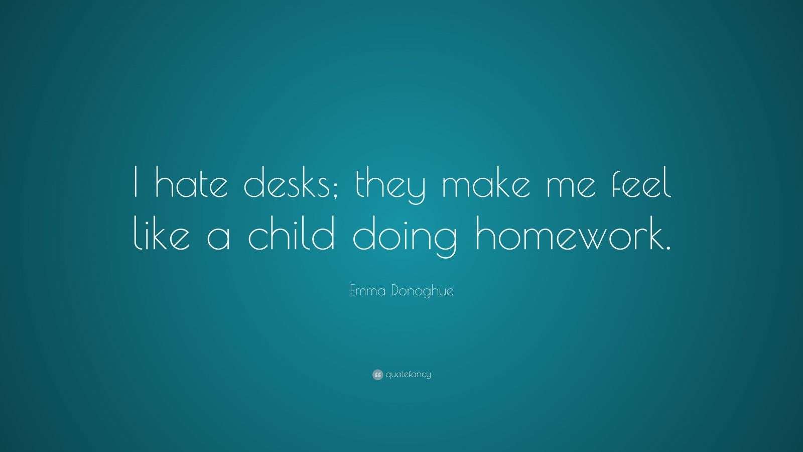 Quote about hating homework image