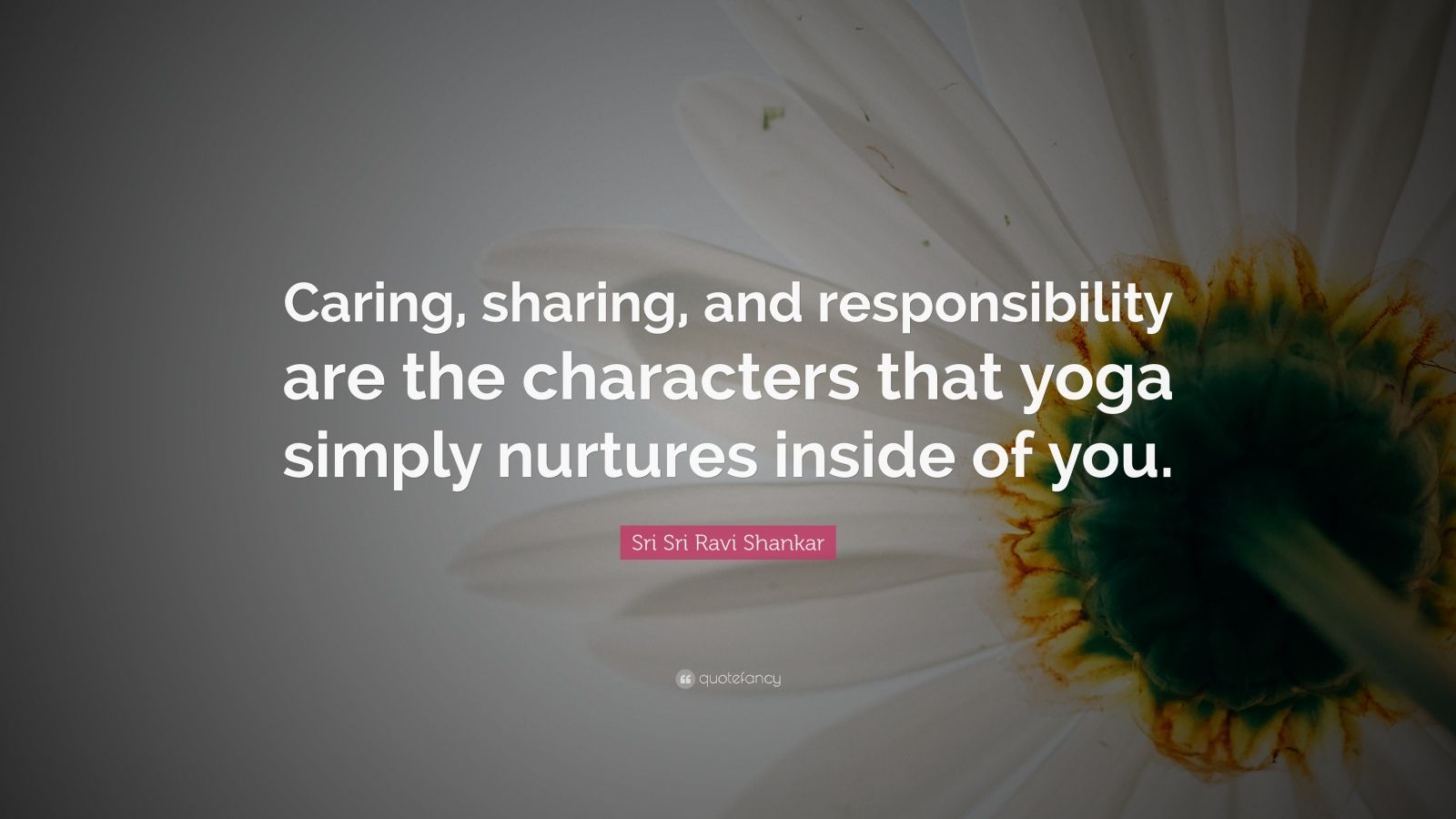 Sri Sri Ravi Shankar Quote: “Caring, sharing, and responsibility are ...