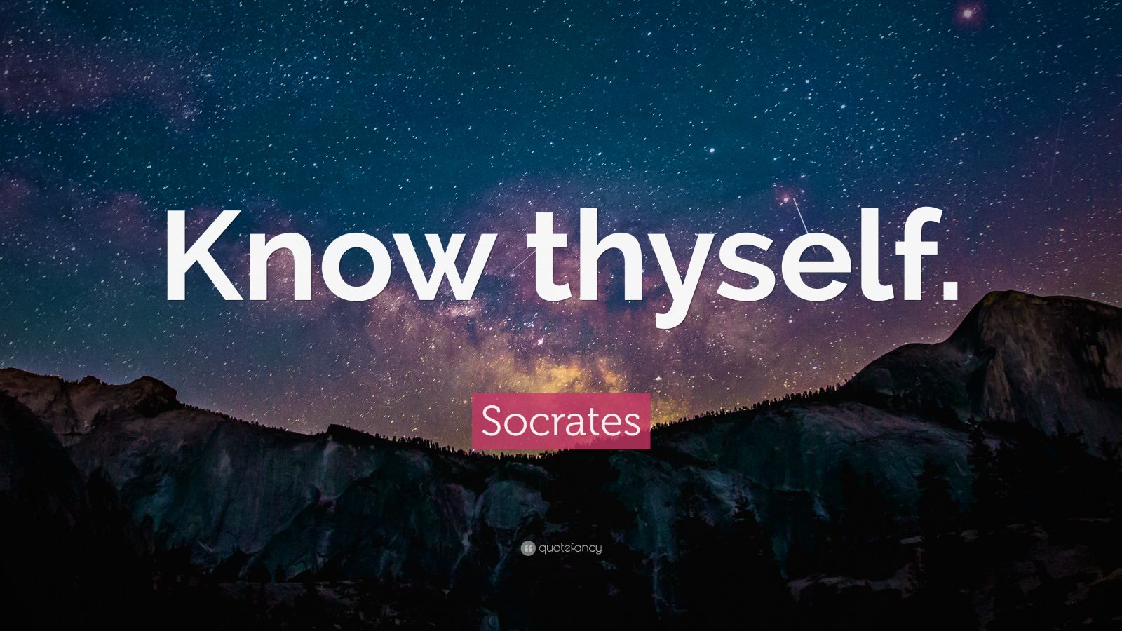 Socrates Quote: “Know thyself.” (32 wallpapers) - Quotefancy