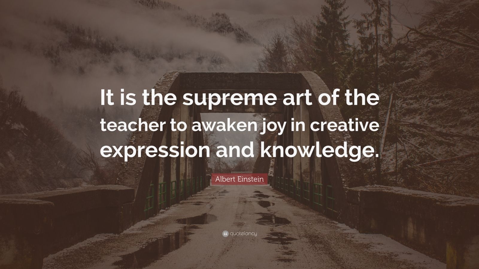 Albert Einstein Quote: “it Is The Supreme Art Of The Teacher To Awaken 