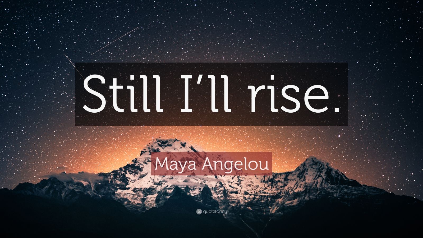 maya angelou still i rise quotes