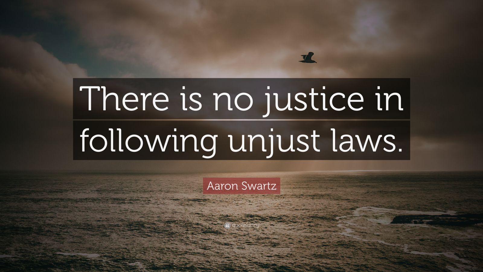 Aaron Swartz Quote: “There is no justice in following unjust laws.” (12 ...