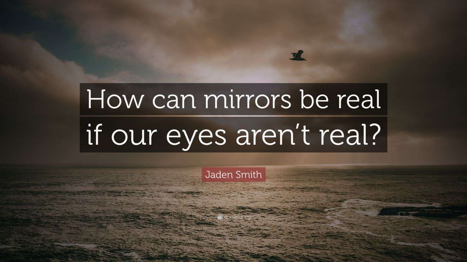 How Can Mirrors Be Real If Our Eyes Arent Real