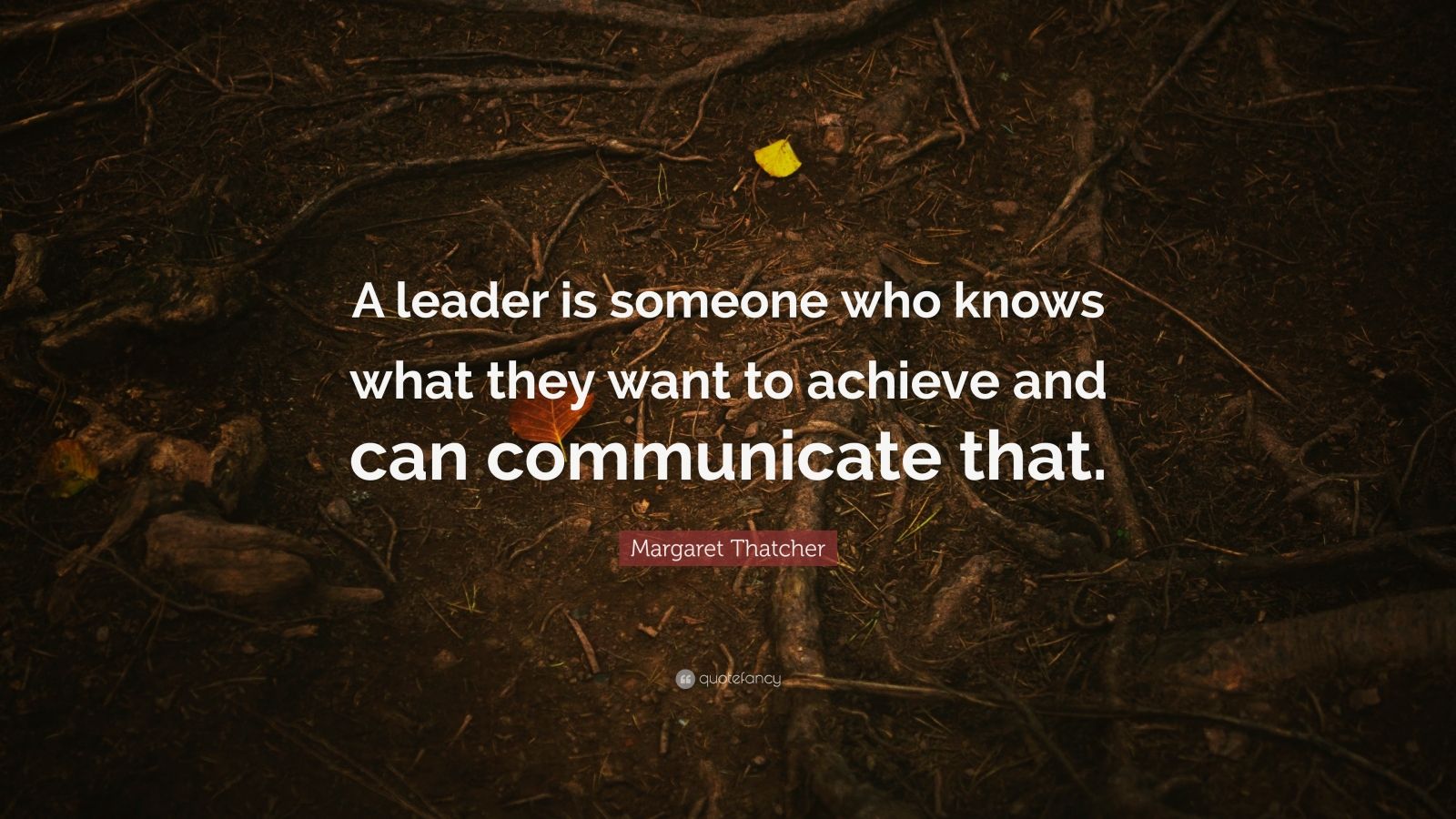 Margaret Thatcher Quote: “A leader is someone who knows what they want ...