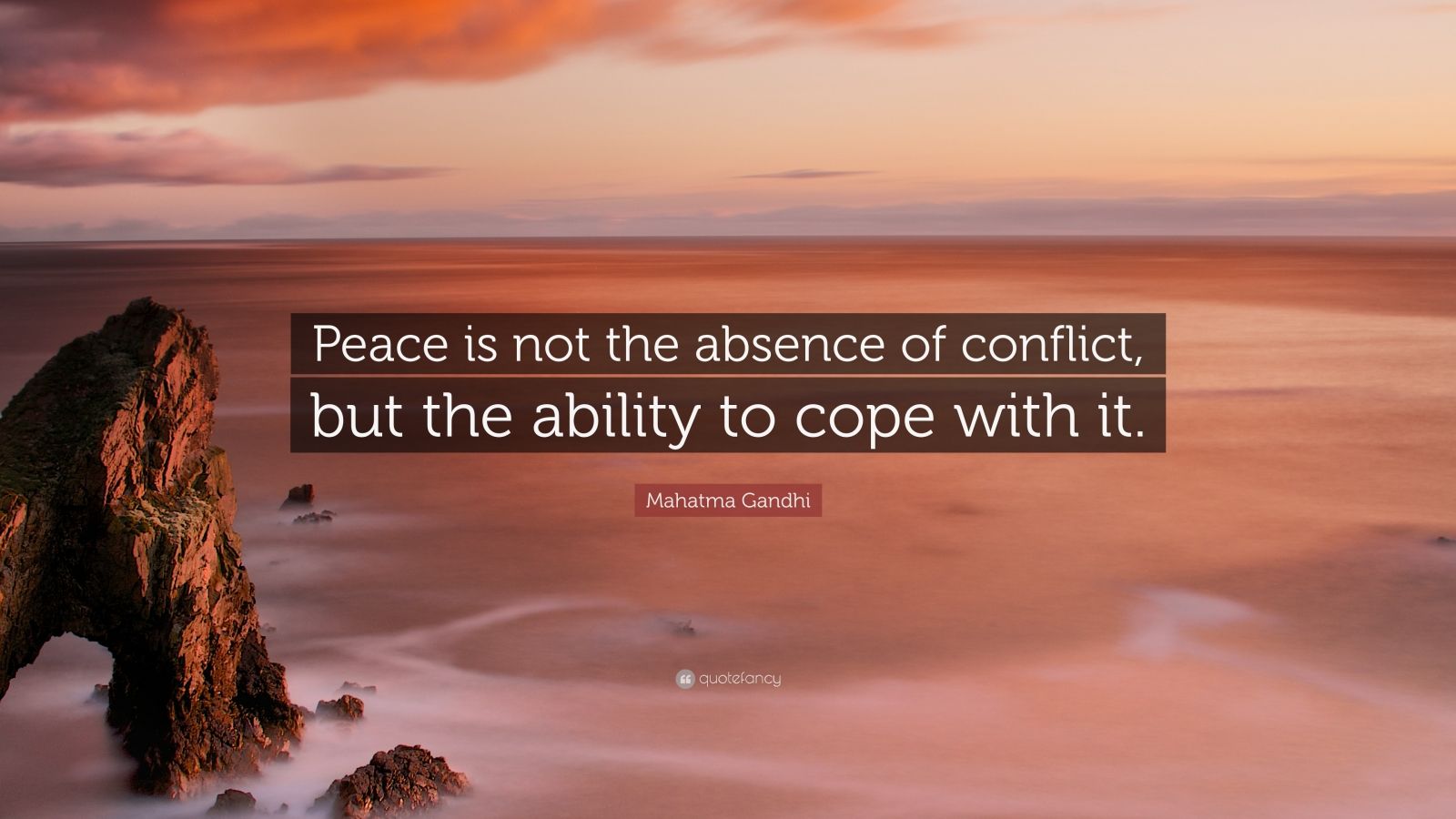 is peace an antithesis of conflict