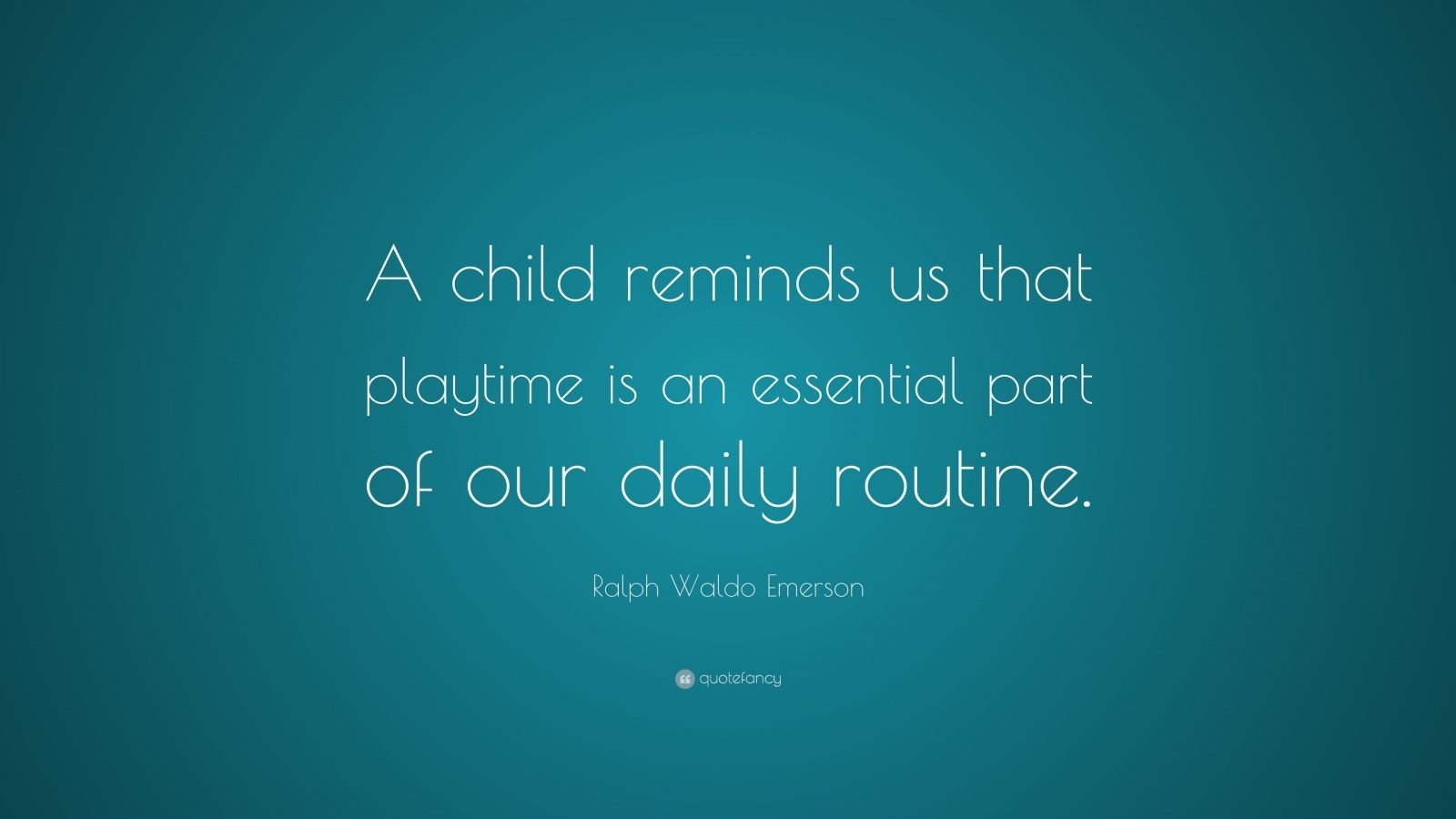 Play Is An Essential Part Of Every