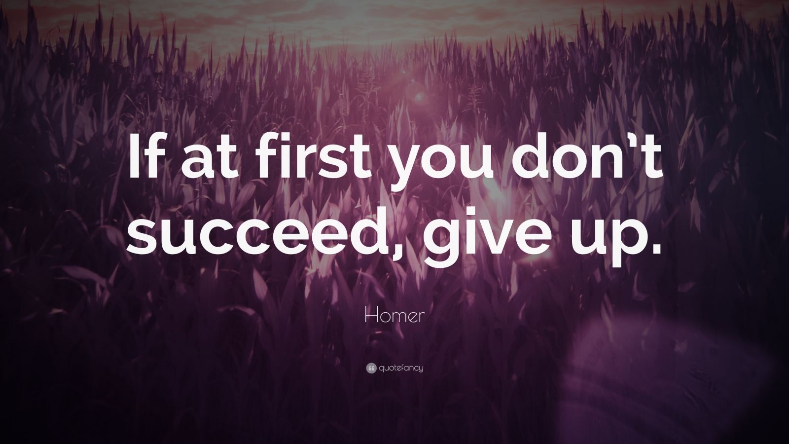 Homer Quote: “If at first you don’t succeed, give up.” (9 wallpapers ...