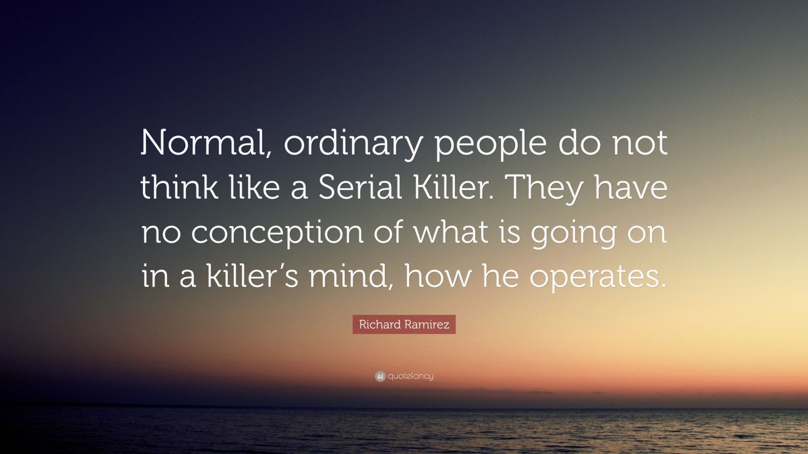 question to see if you think like a serial killer