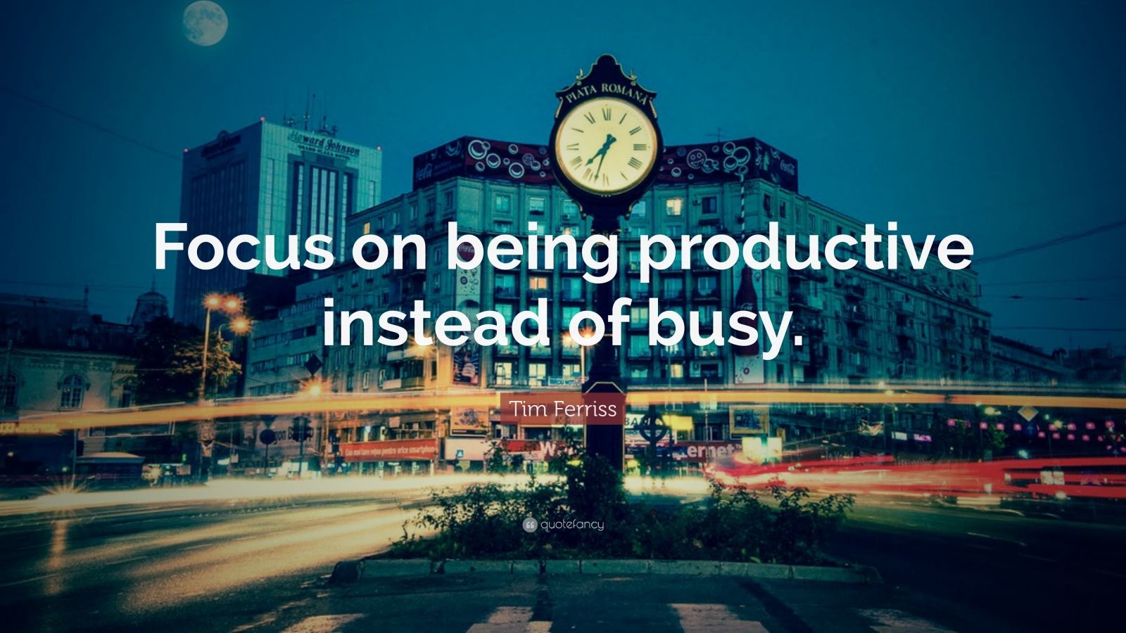 Tim Ferriss Quote: “Focus on being productive instead of busy.” (18 ...