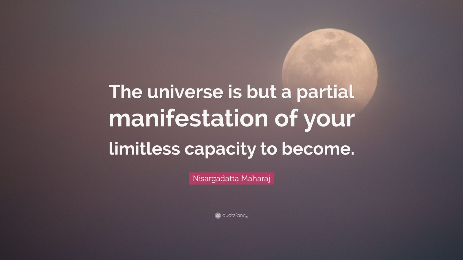 Nisargadatta Maharaj Quote: “The universe is but a partial ...