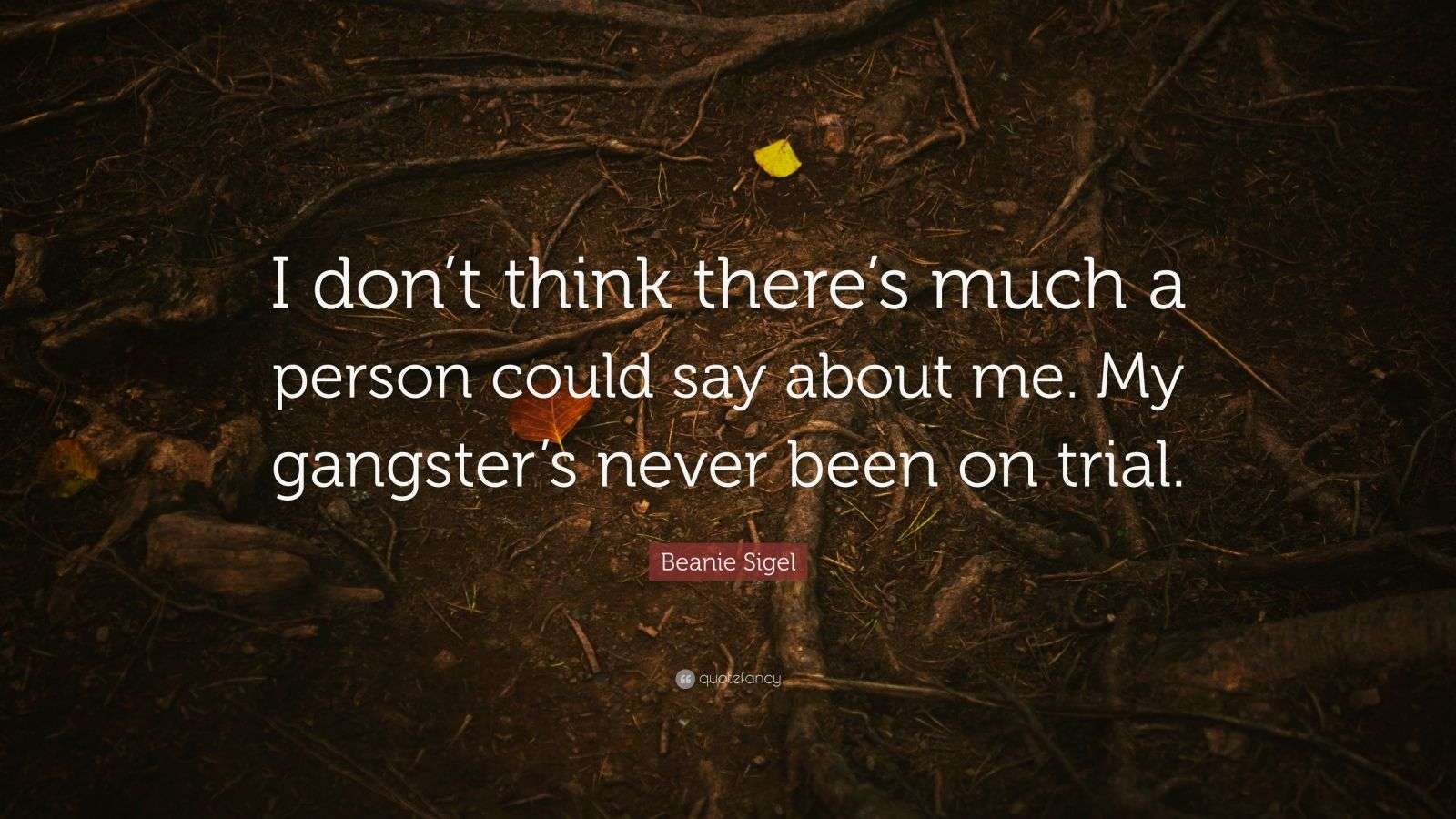 Beanie Sigel Quote “I don’t think there’s much a person could say