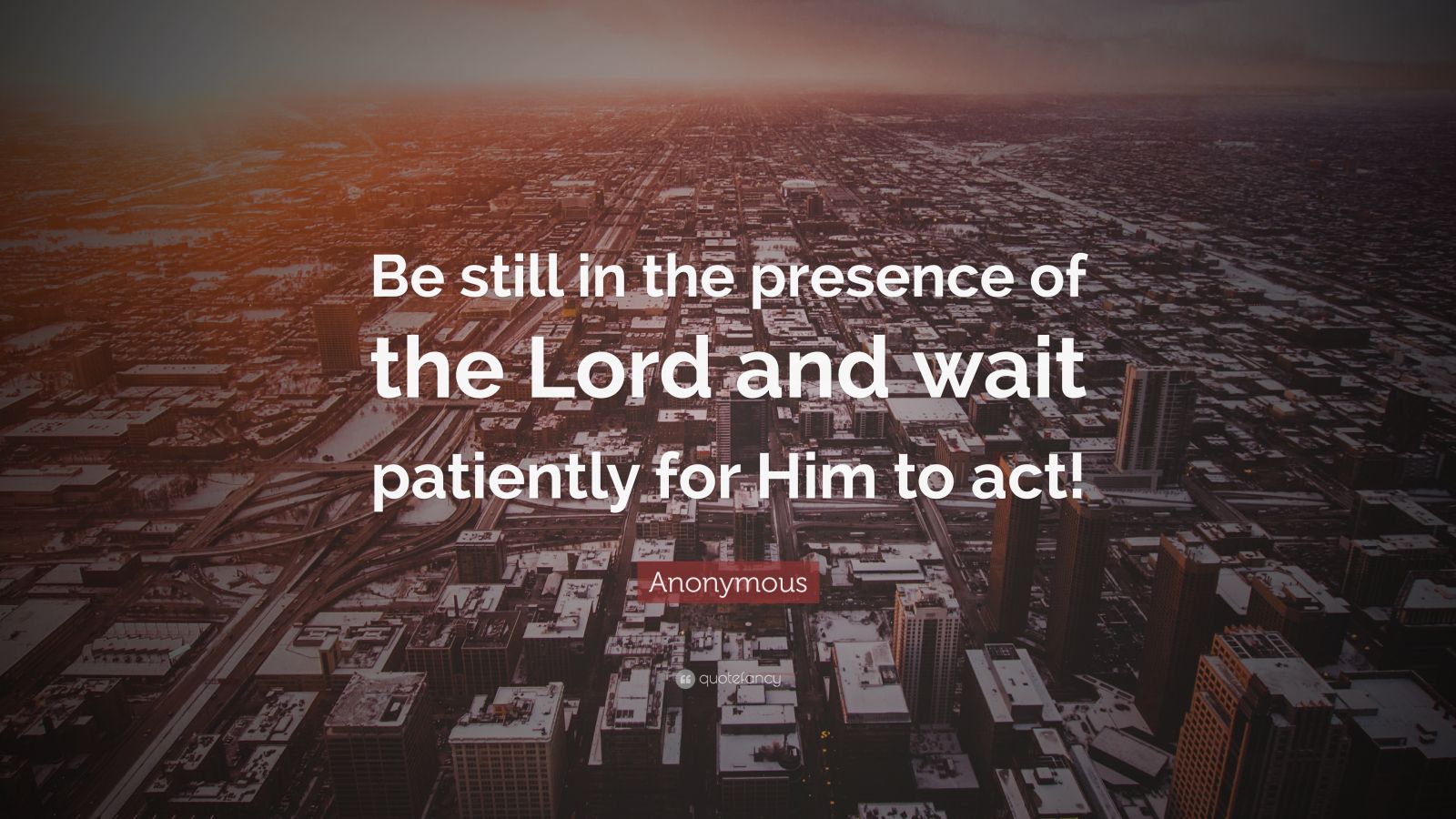 presence of the lord