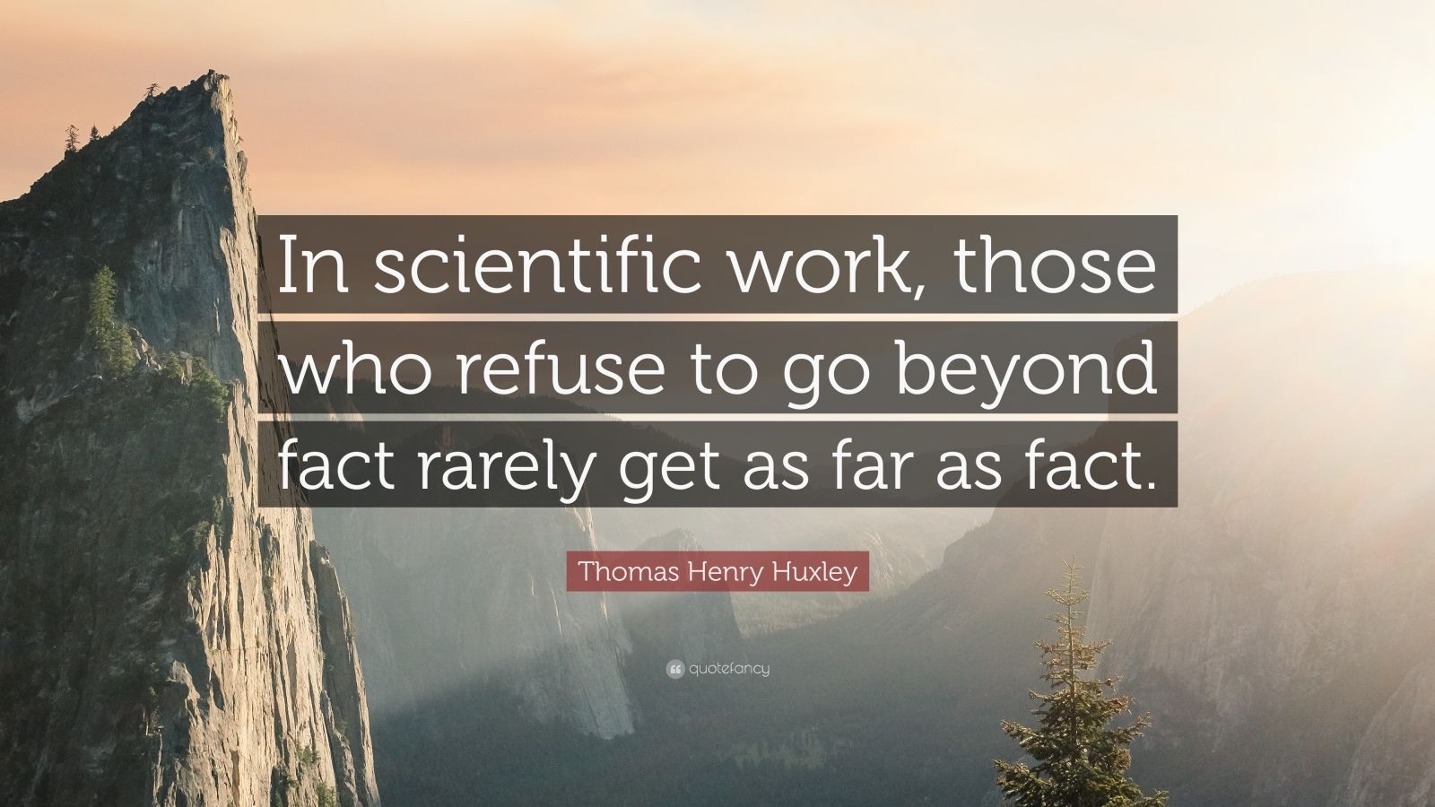 Thomas Henry Huxley Quote “In scientific work, those who refuse to go