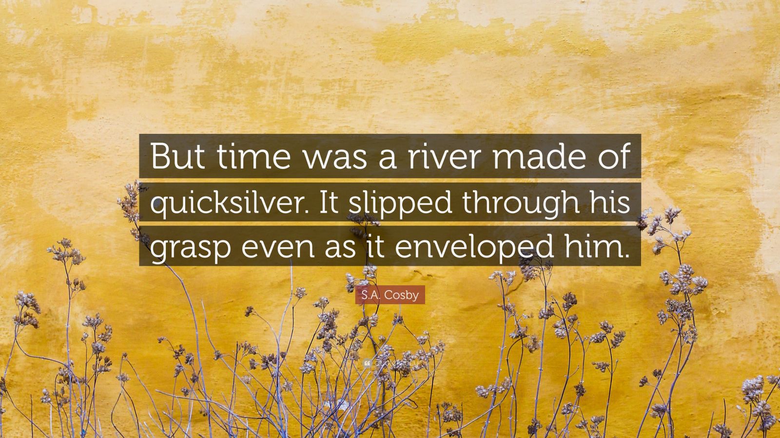 s-a-cosby-quote-but-time-was-a-river-made-of-quicksilver-it-slipped