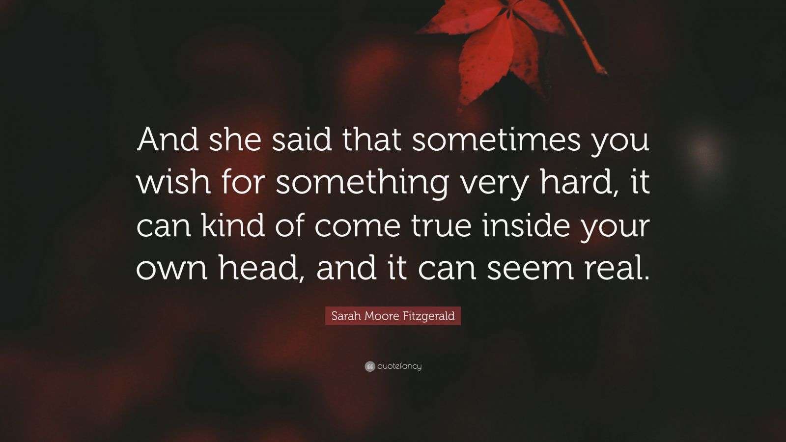 Sarah Moore Fitzgerald Quote And She Said That Sometimes You Wish For sarah-moore-fitzgerald-quote-and-she-said-that-sometimes-you-wish-for