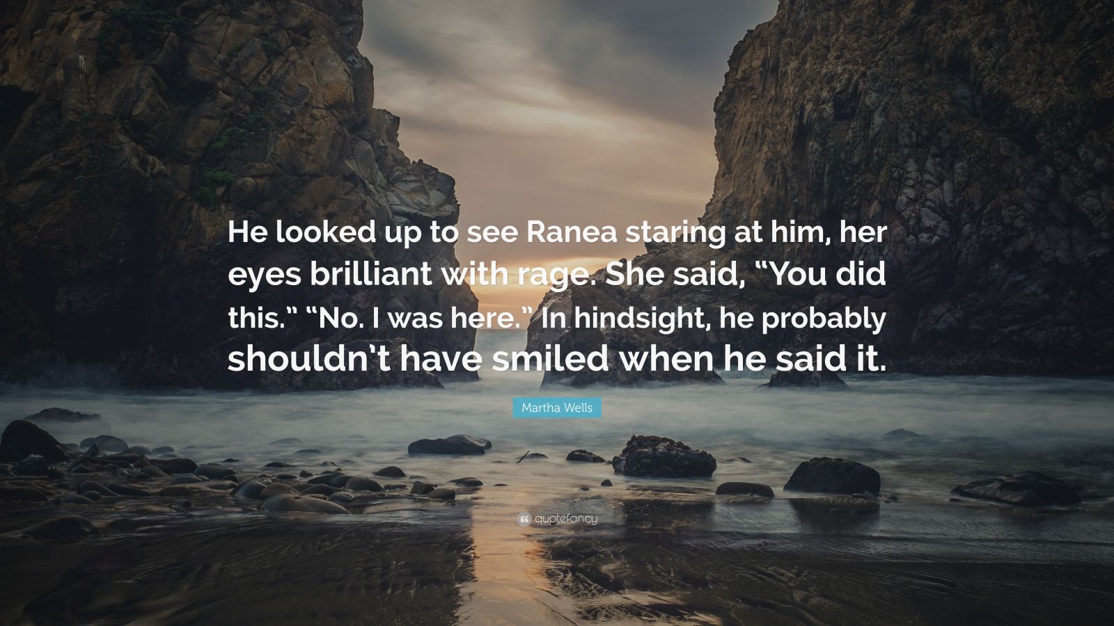 Martha Wells Quote: “He looked up to see Ranea staring at him, her eyes ...