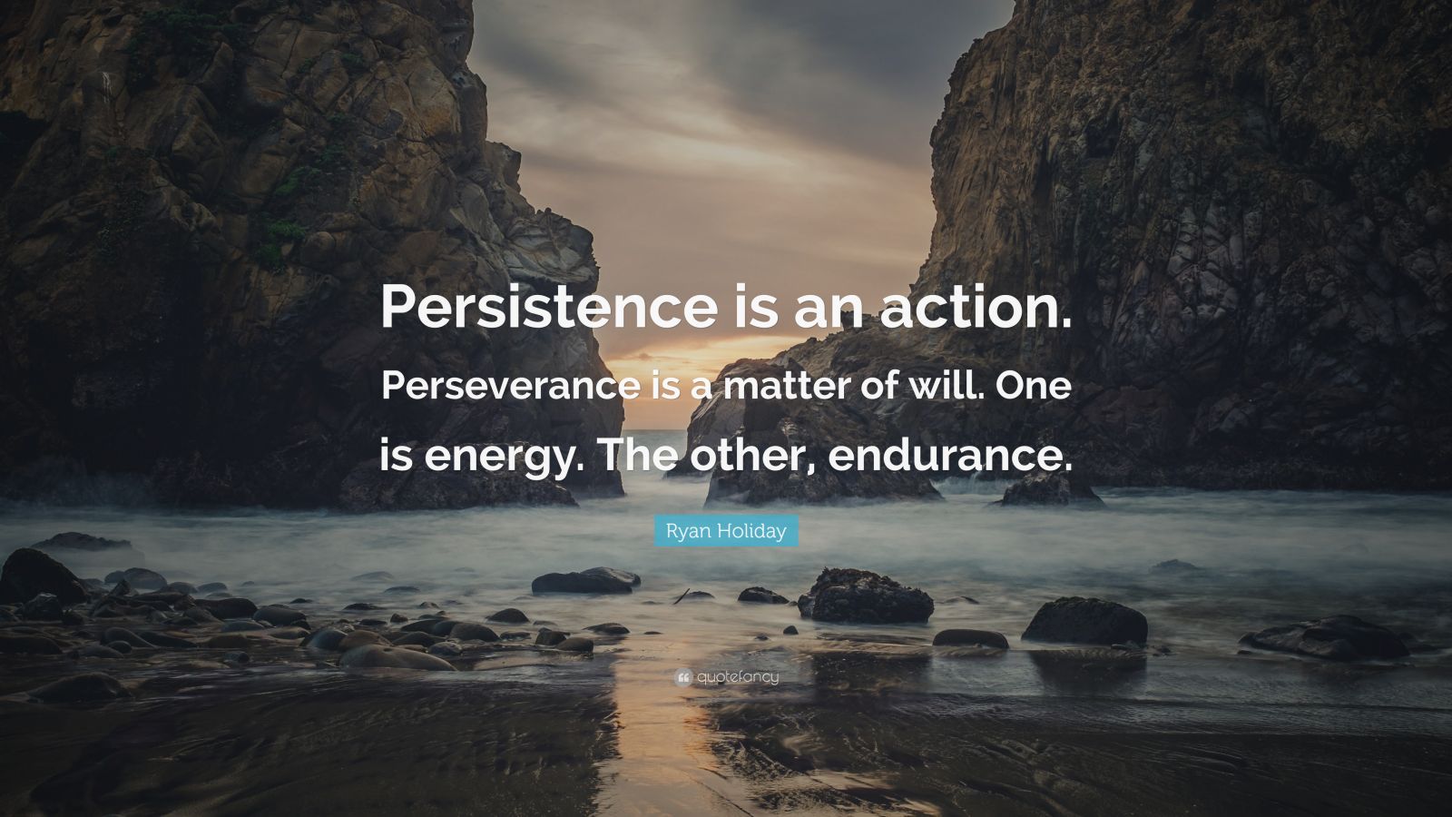 Ryan Holiday Quote: “Persistence is an action. Perseverance is a matter ...