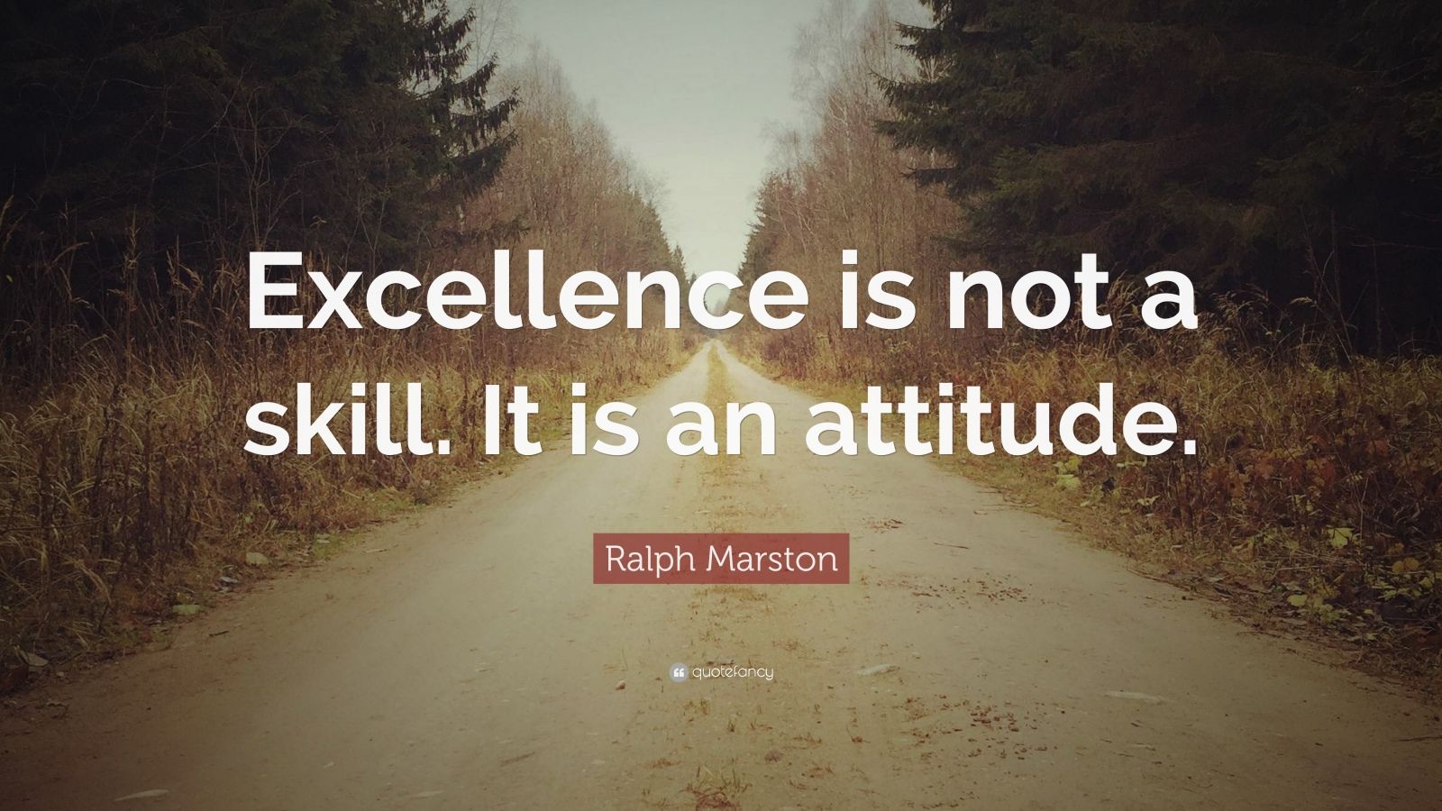 Ralph Marston Quote: “Excellence is not a skill. It is an attitude.” (7 ...