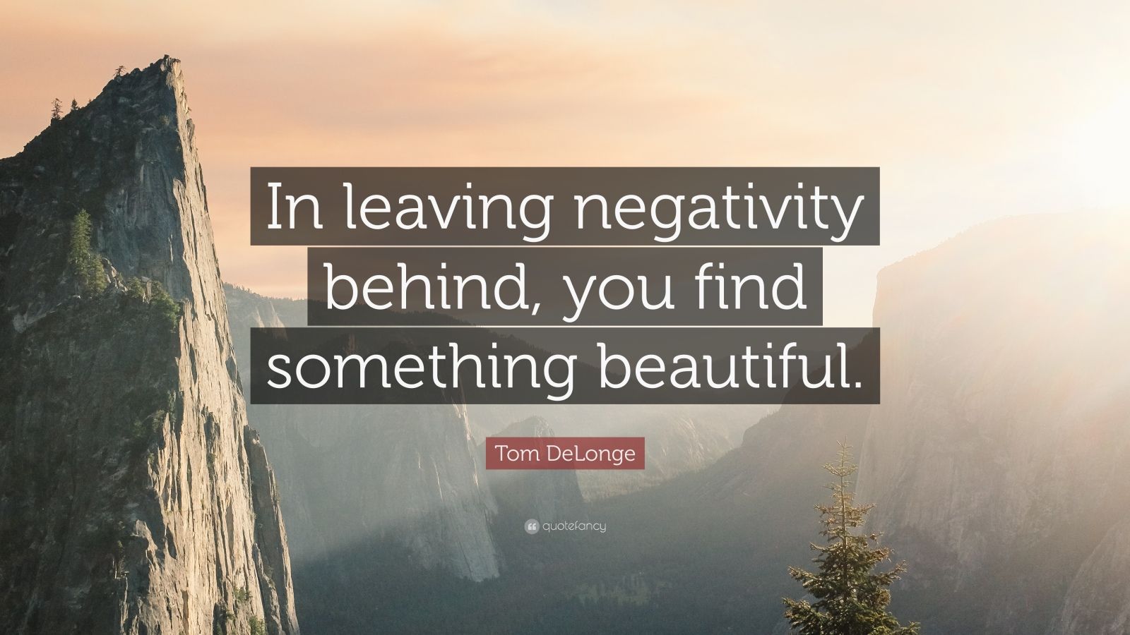 Tom DeLonge Quote: “In leaving negativity behind, you find something