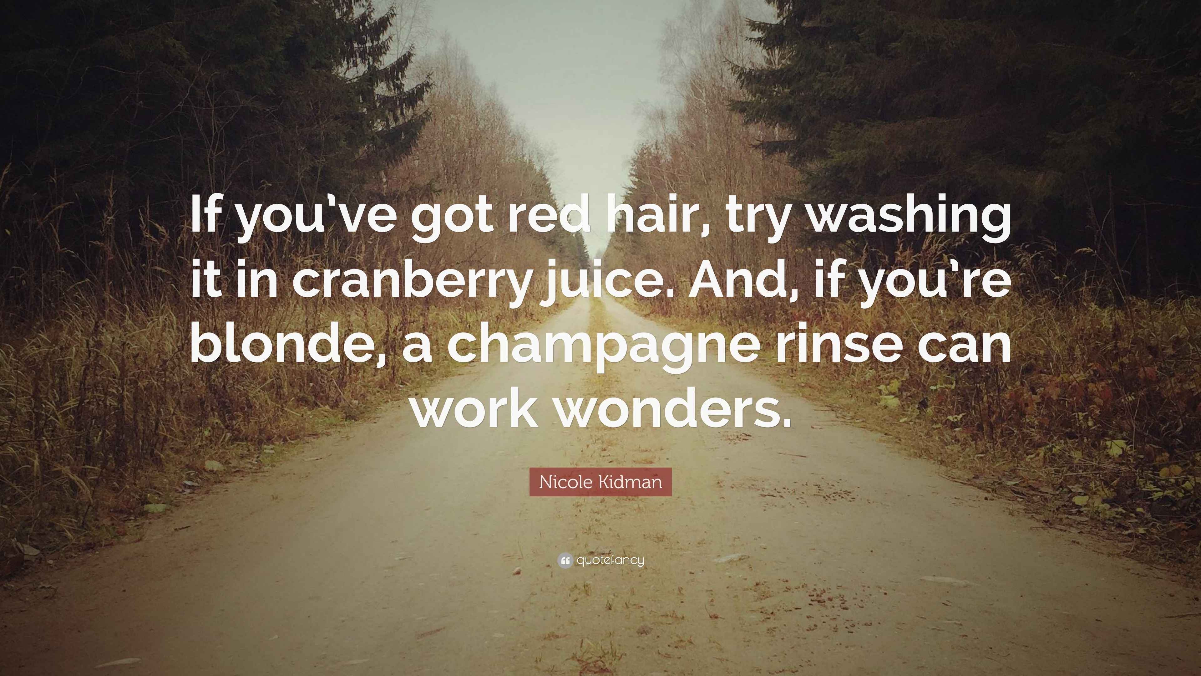 Washing Red Hair with Cranberry Juice: Natural Shine & Color Retention