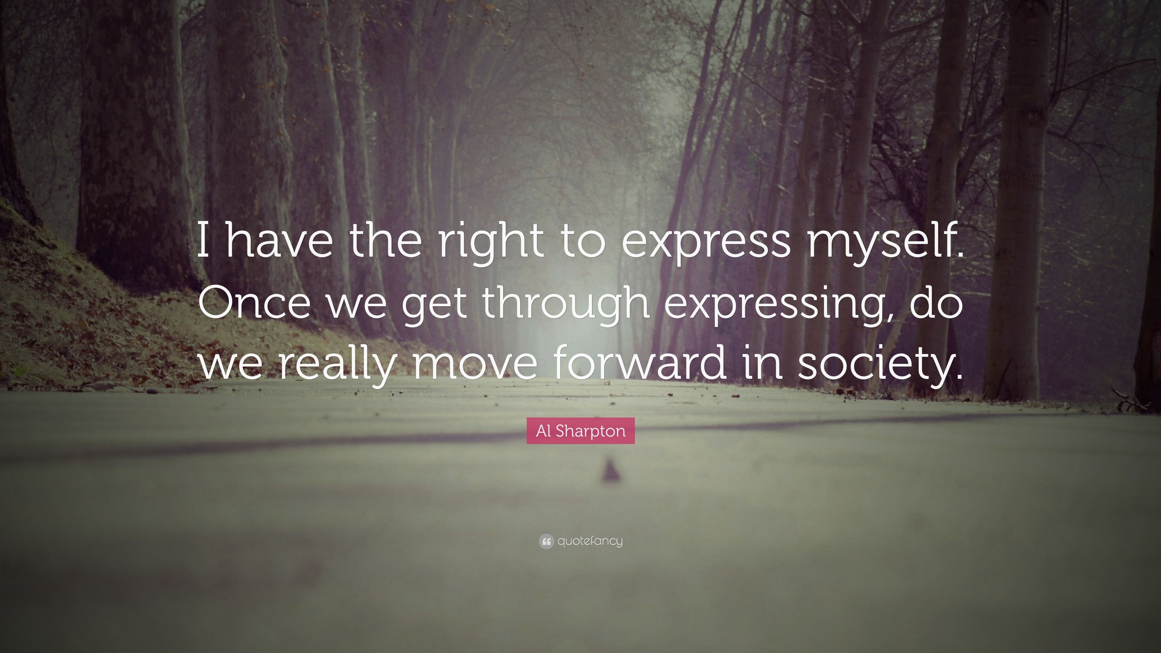 Al Sharpton Quote: “I Have The Right To Express Myself. Once We Get ...