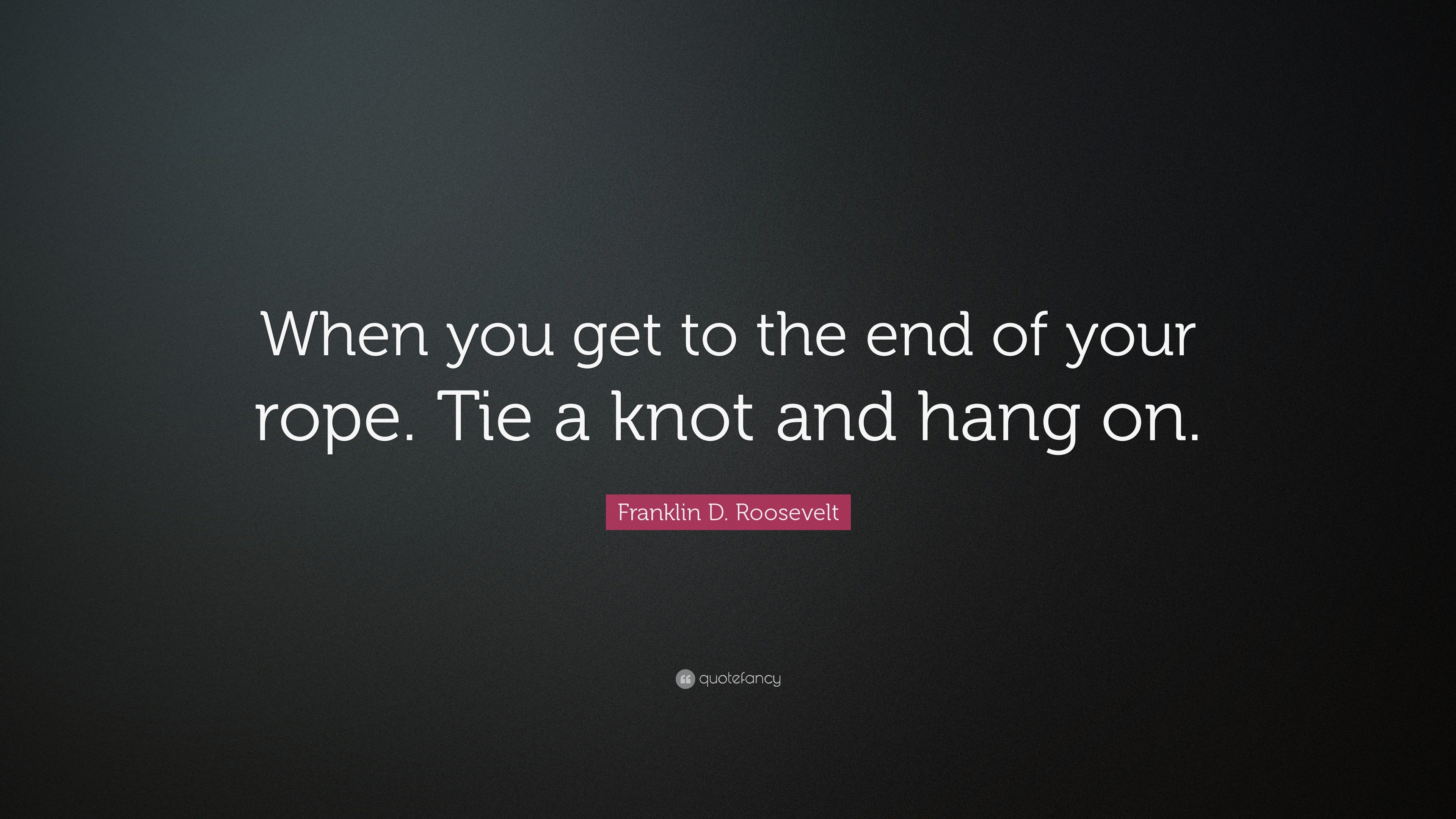 Franklin D. Roosevelt Quote: 