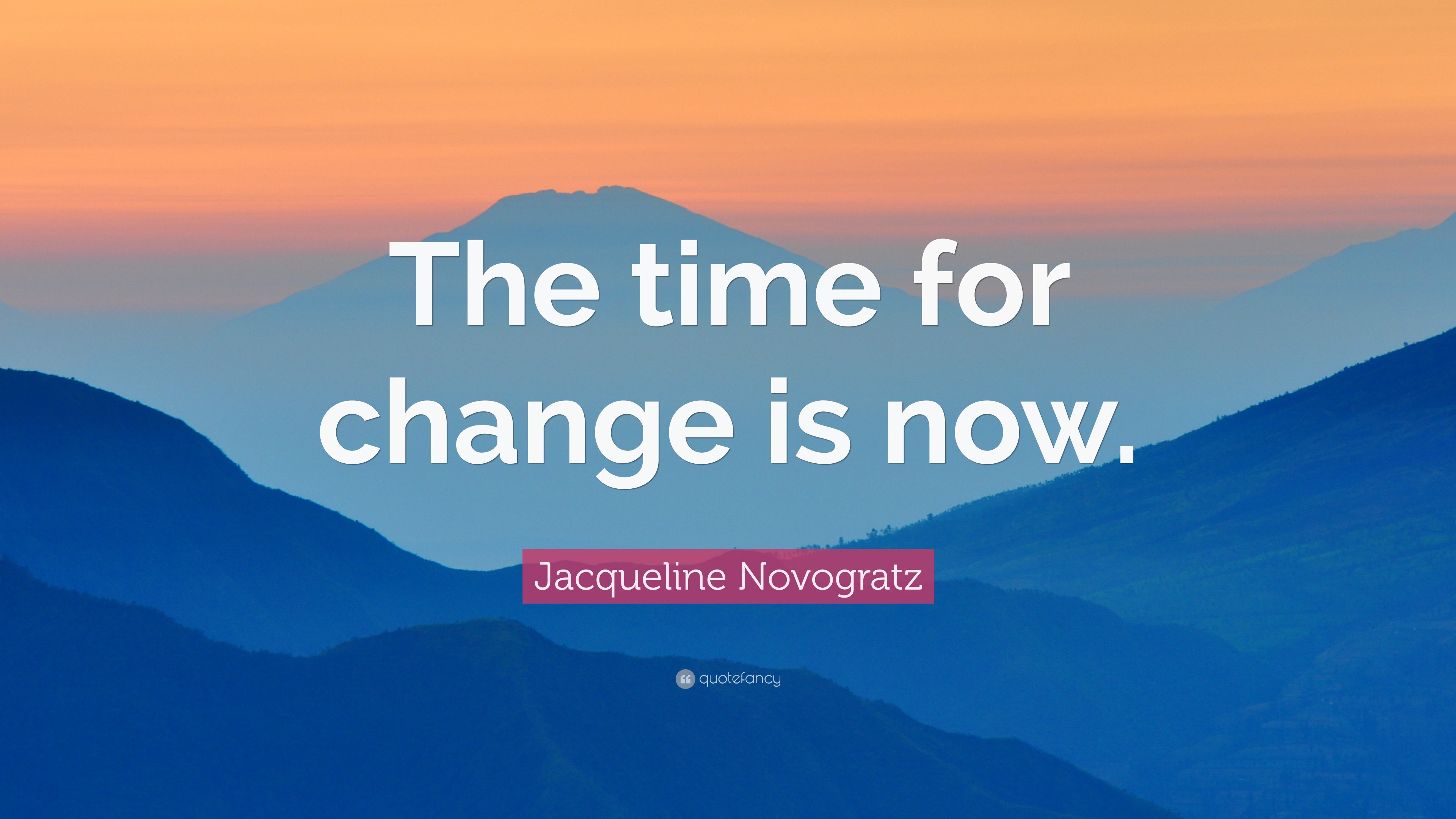 time for change quote