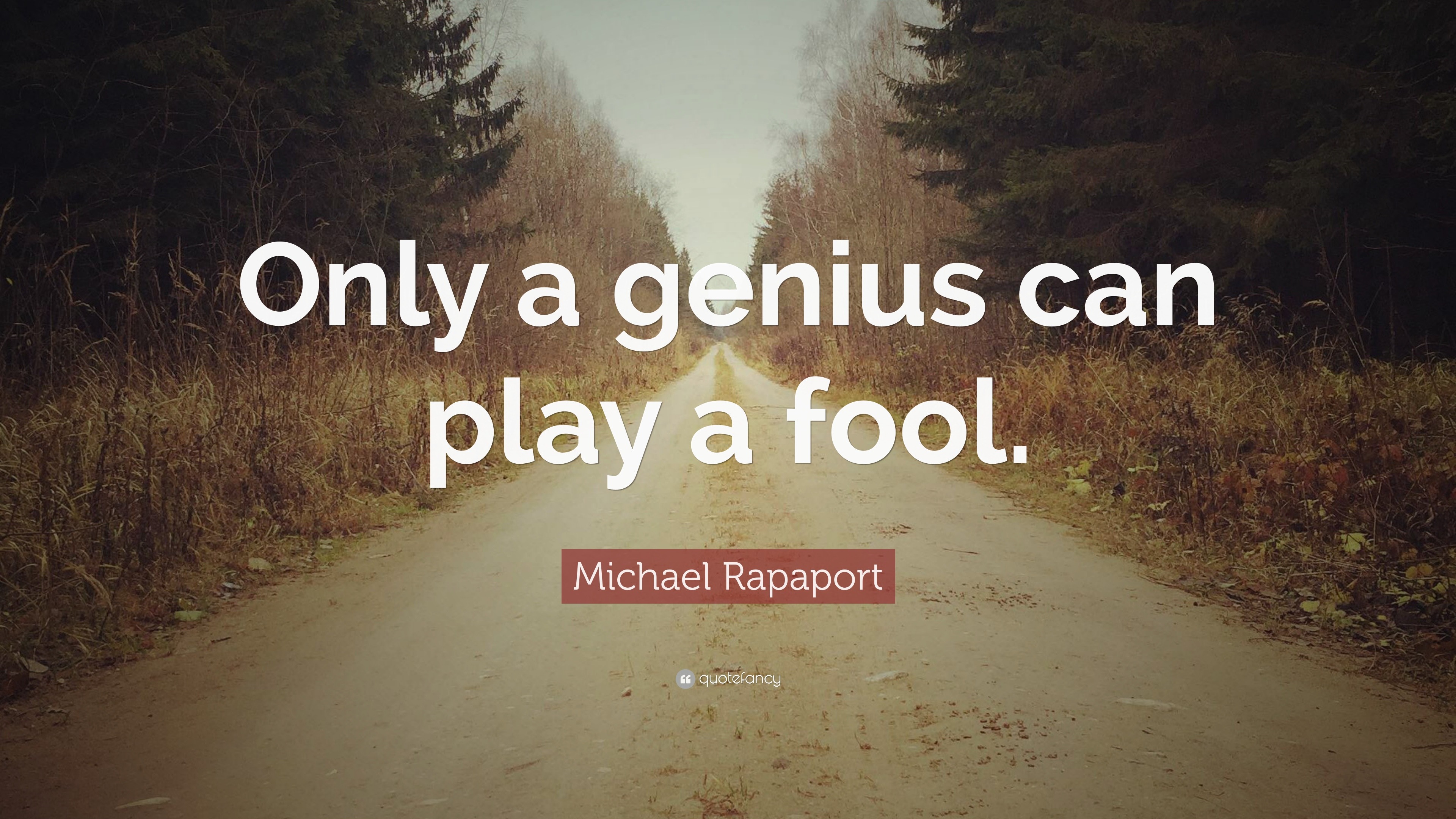 michael-rapaport-quote-only-a-genius-can-play-a-fool